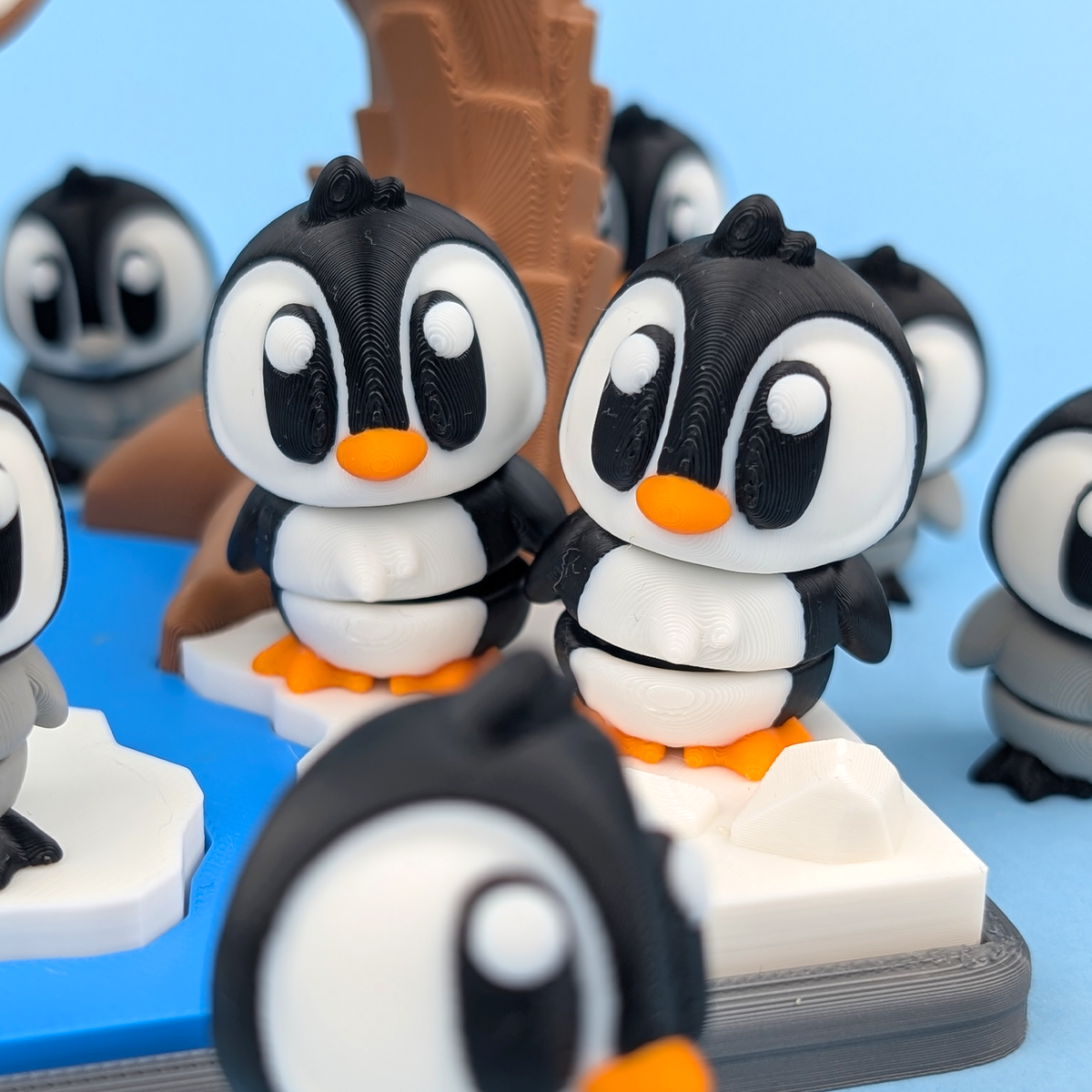 Flexi Penguins – Articulated Arctic Friends | Wigglix – Wigglix Store
