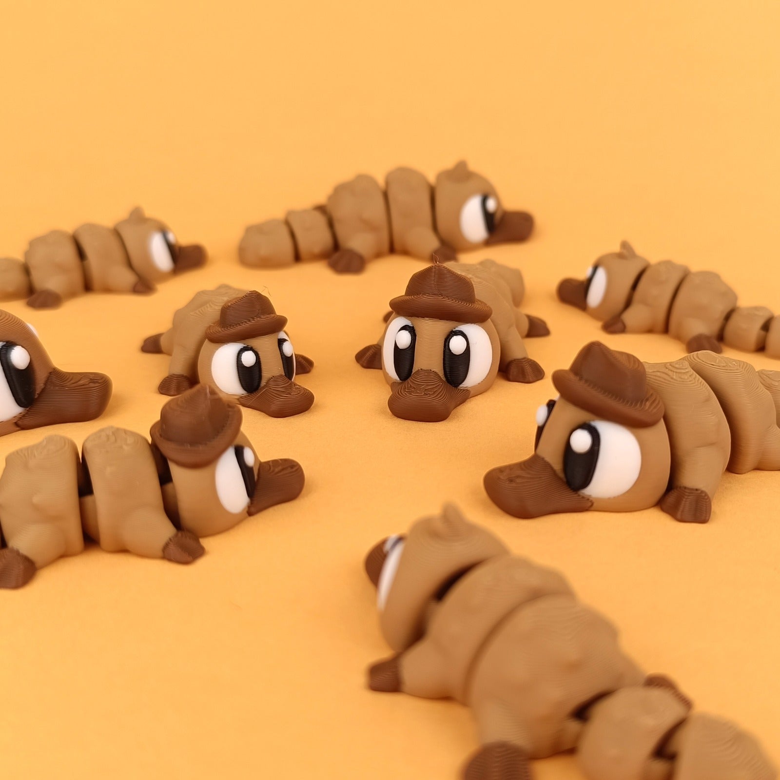 Flexi Platypus – Cute Articulated Collectibles (Set Of 5)