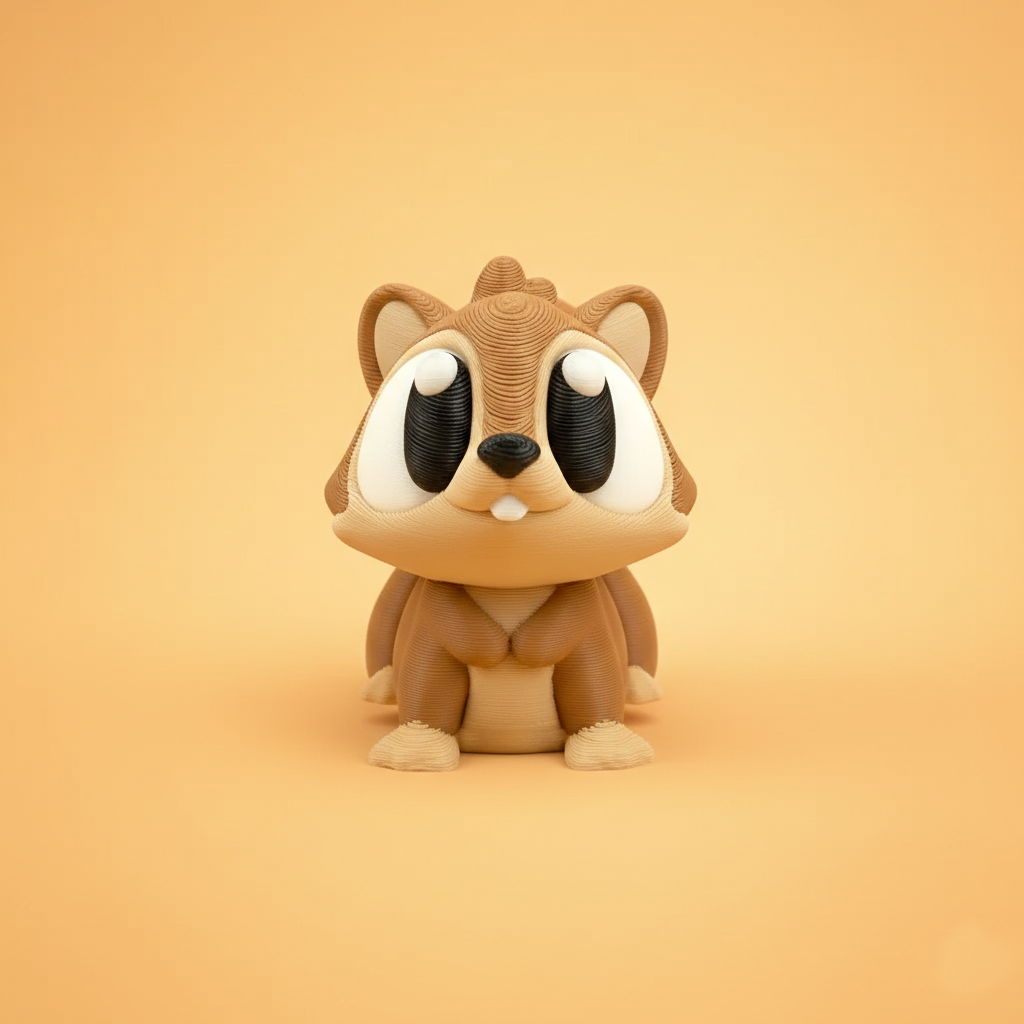 Flexi Squirrels – Cute Articulated Friends – view 7 | Wigglix