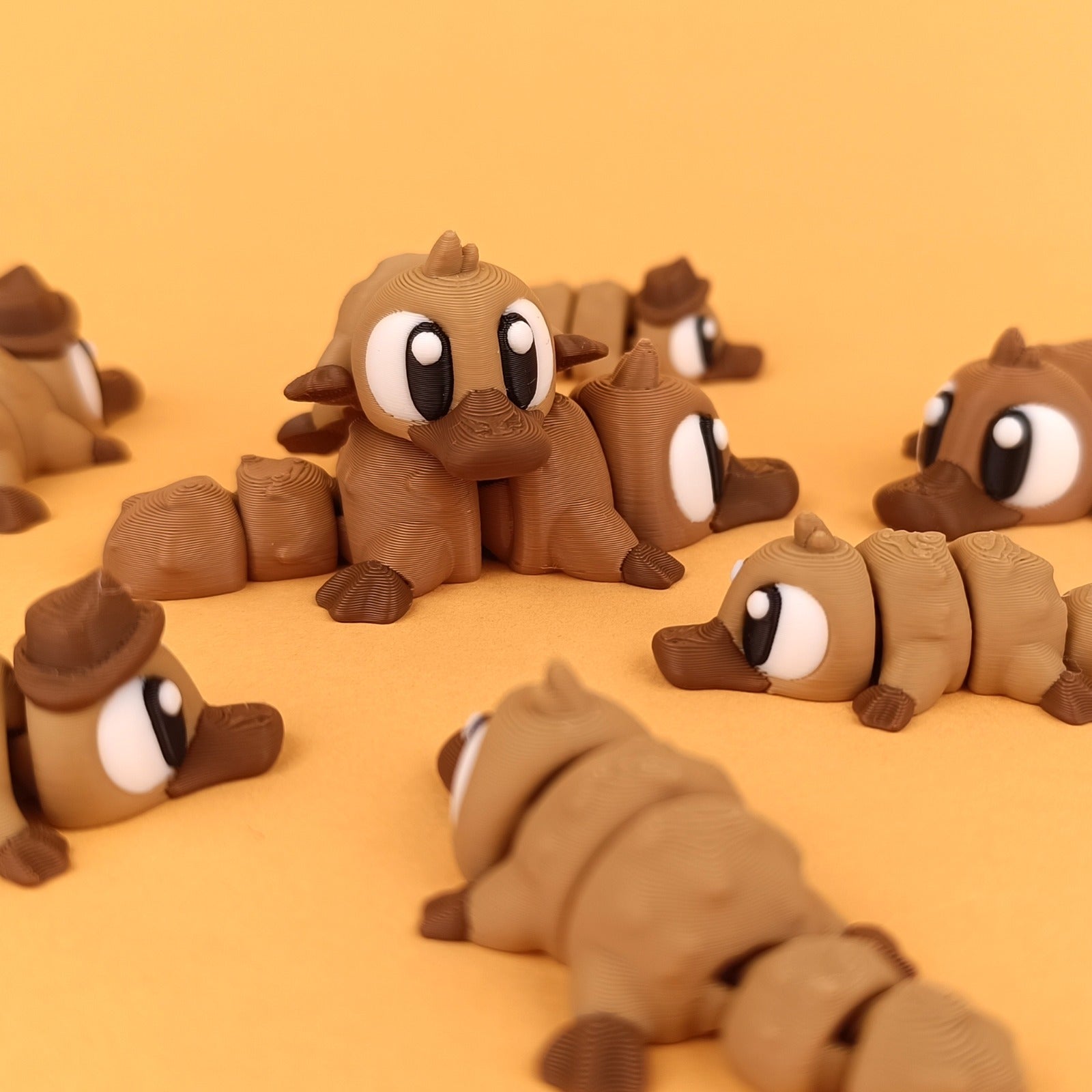 Flexi Platypus – Cute Articulated Collectibles (Set Of 5)