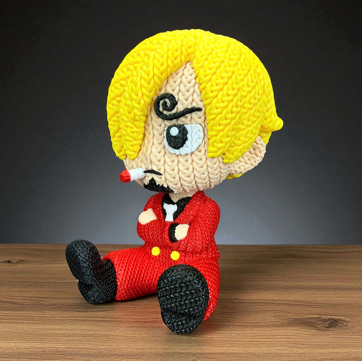 Sanji Crochet Model – view 3 | Wigglix