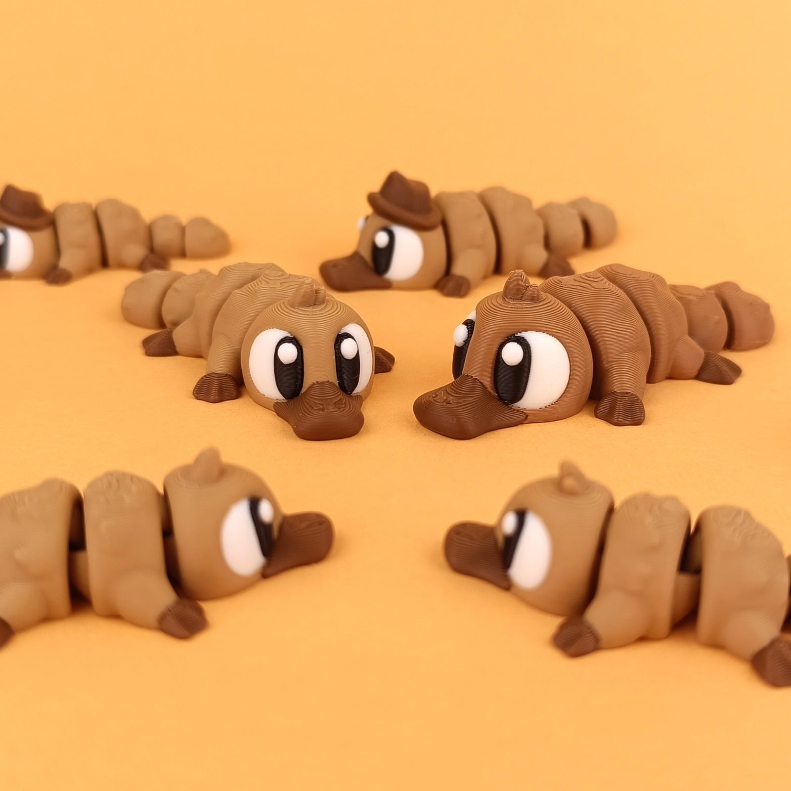 Flexi Platypus – Cute Articulated Collectibles (Set Of 5)