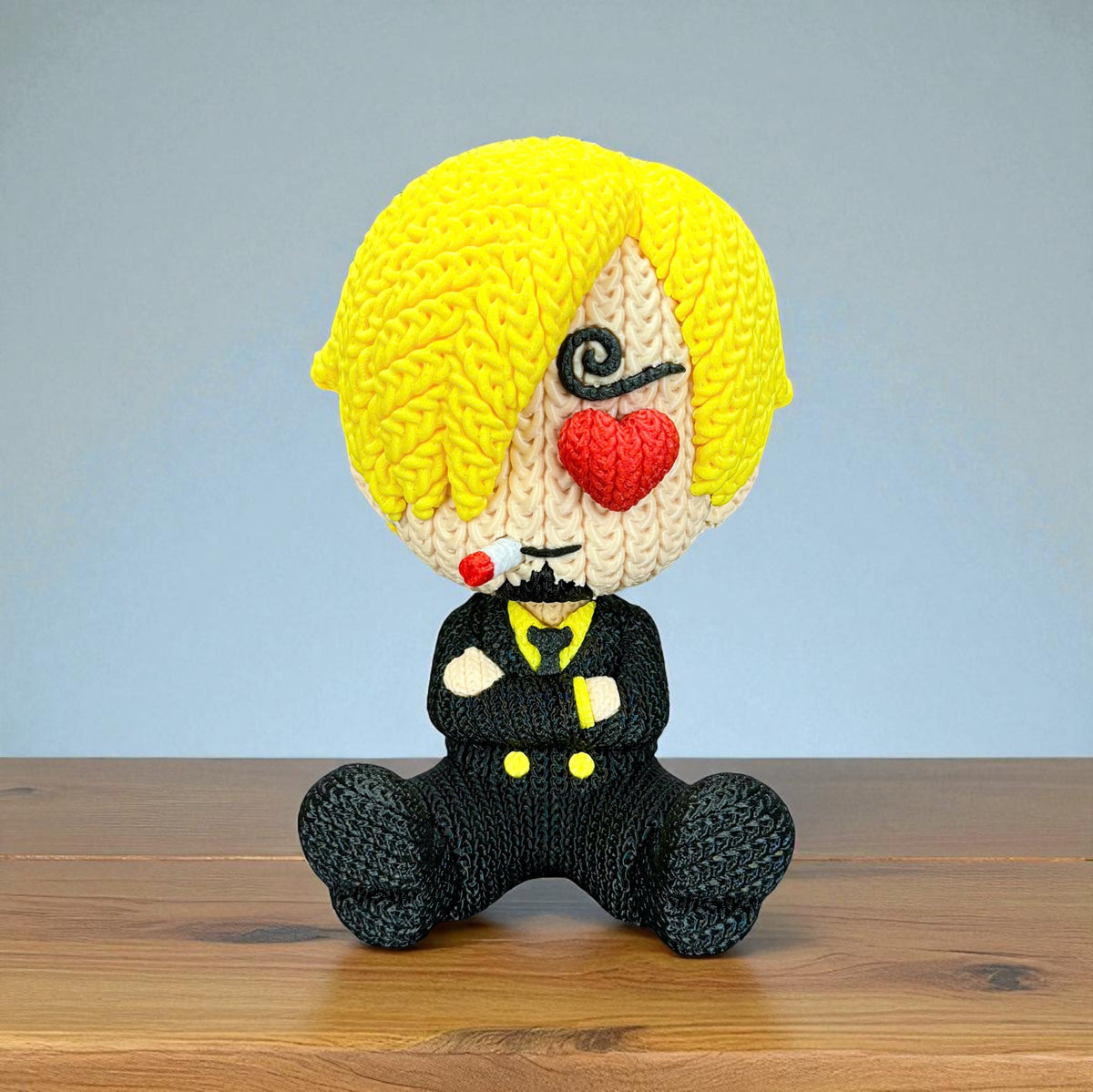 Sanji Crochet Model – view 2 | Wigglix