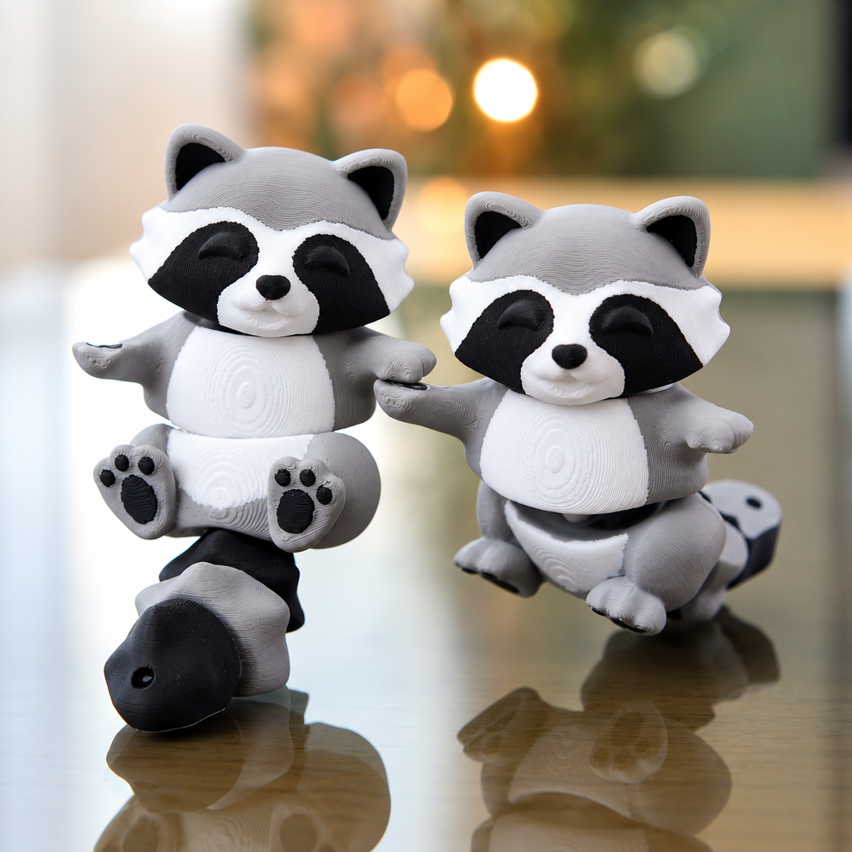 Bandit the Flexi Raccoon – Magnetic Hand-Holding Buddy