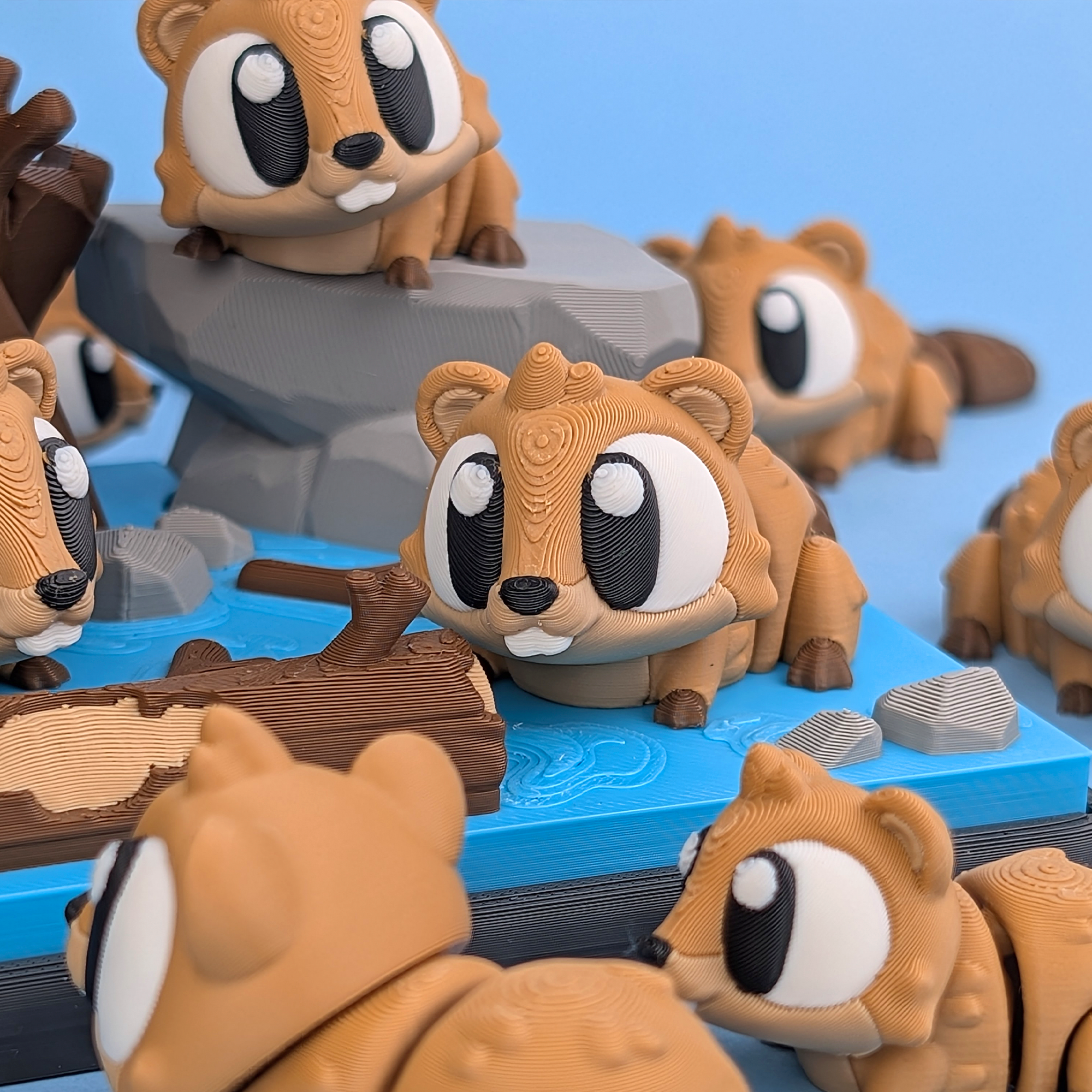 Flexi Beaver – Articulated Collectible | Wigglix
