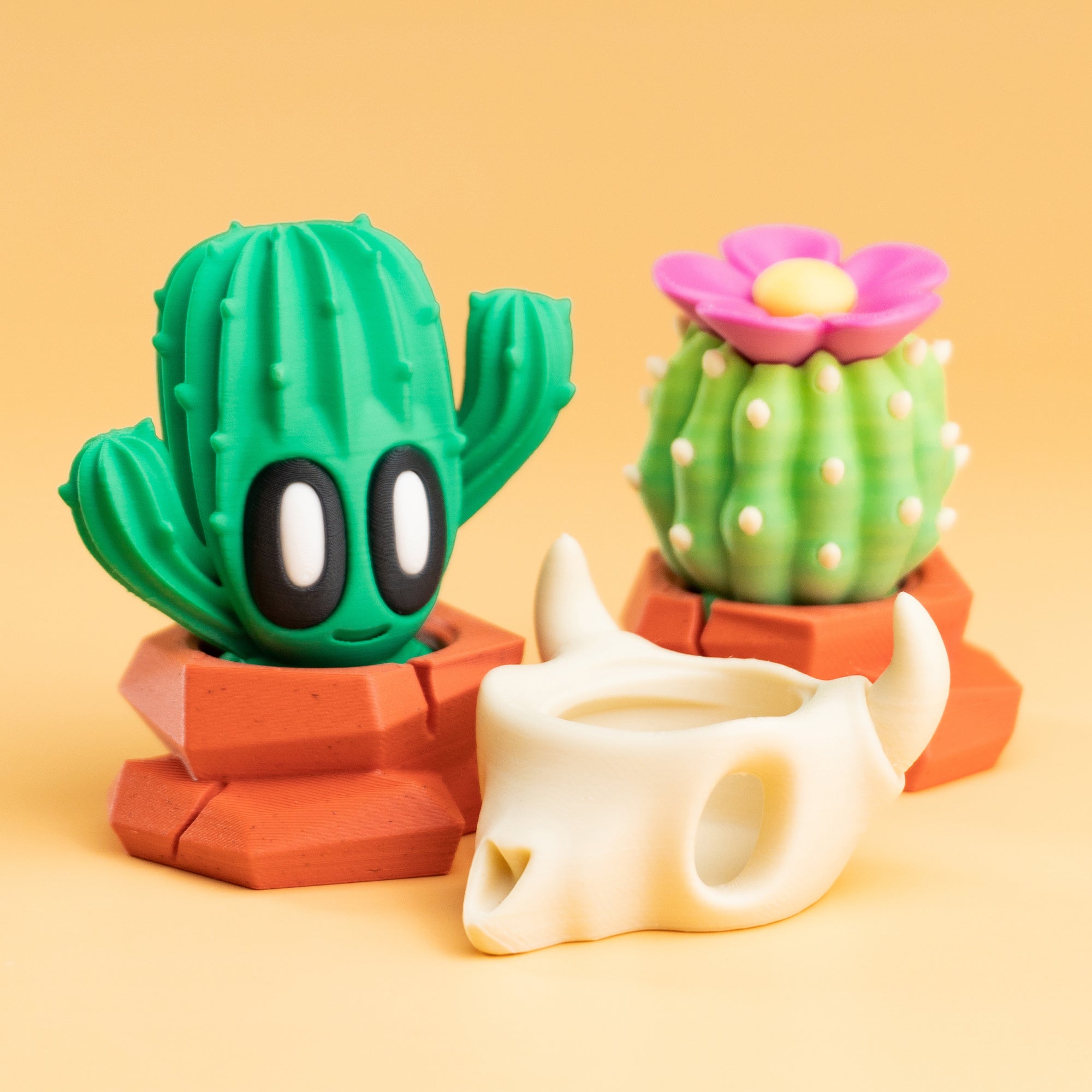 Blob Verse Desert Plants – Articulated Cactus & Succulent Set | Wigglix