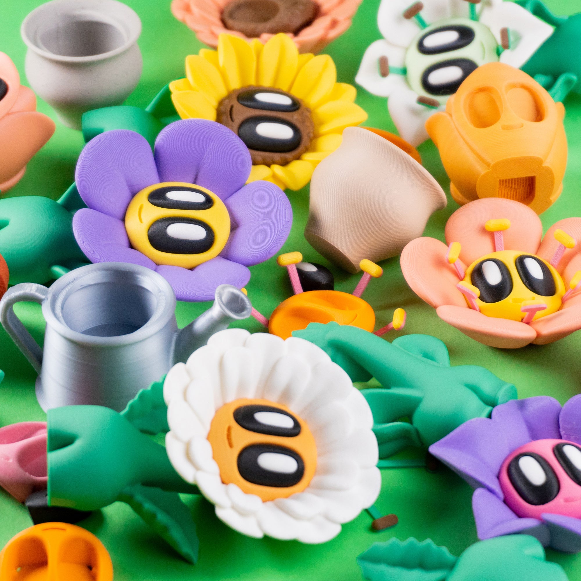 Blob Verse – Flower Buddies Pack of 5 – view 8 | Wigglix