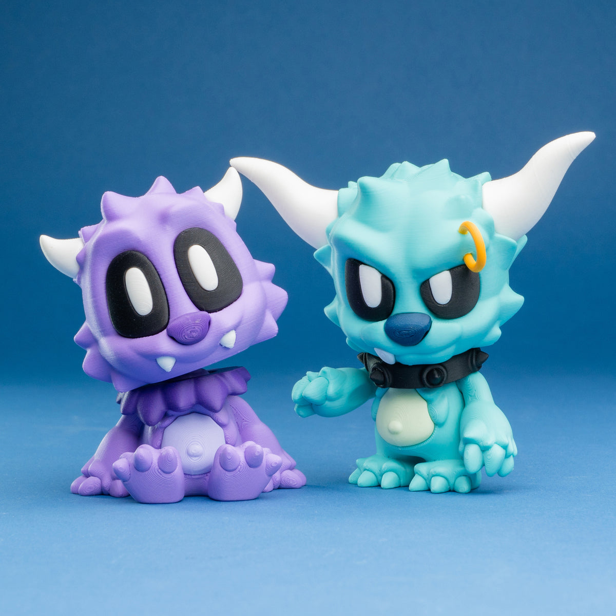 Blob Monsters – Spiky Cute Articulated Collectible Set (Pack of 3)