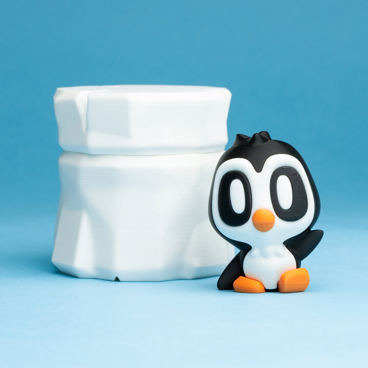 Blob Penguins – Icy Cute Collectible Set (Pack of 6 + Ice Storage Pod)