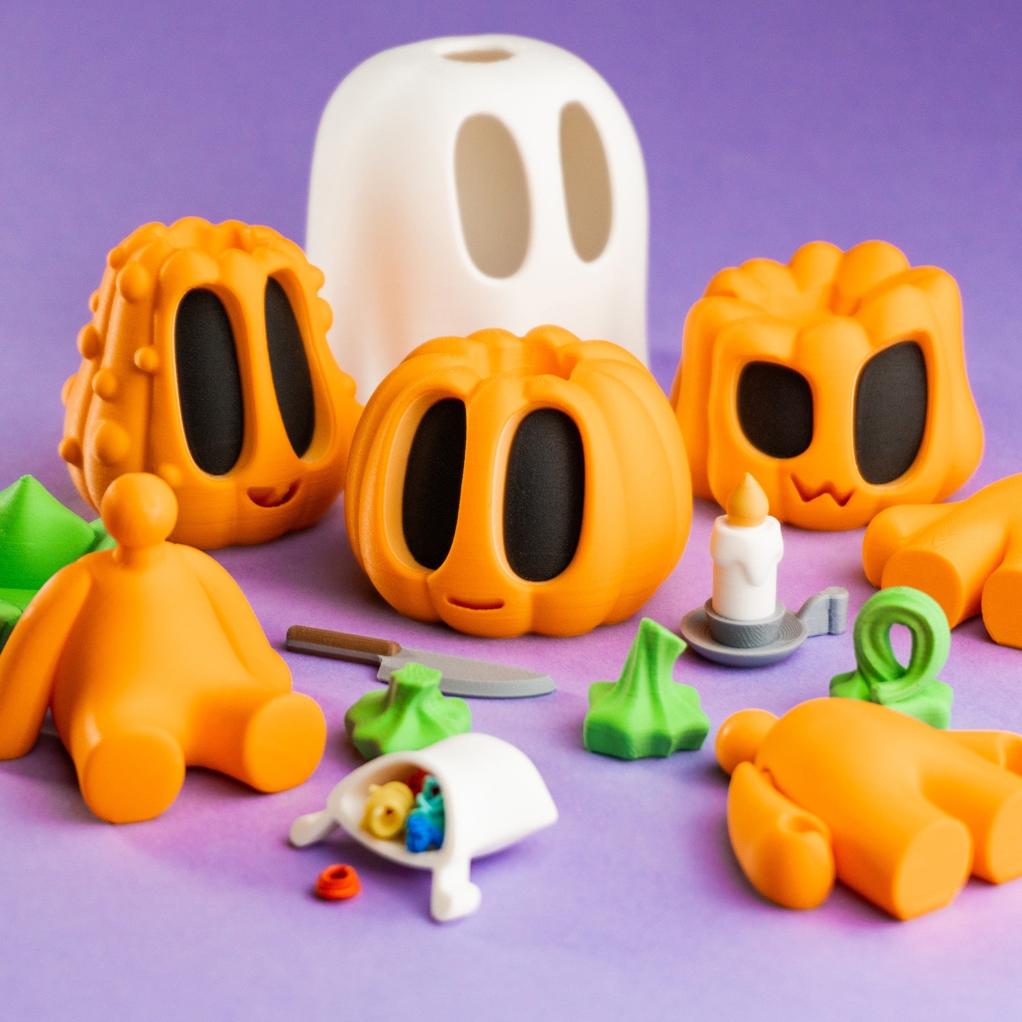 Blob Pumpkins Spooky and Cute Collectibles Wigglix