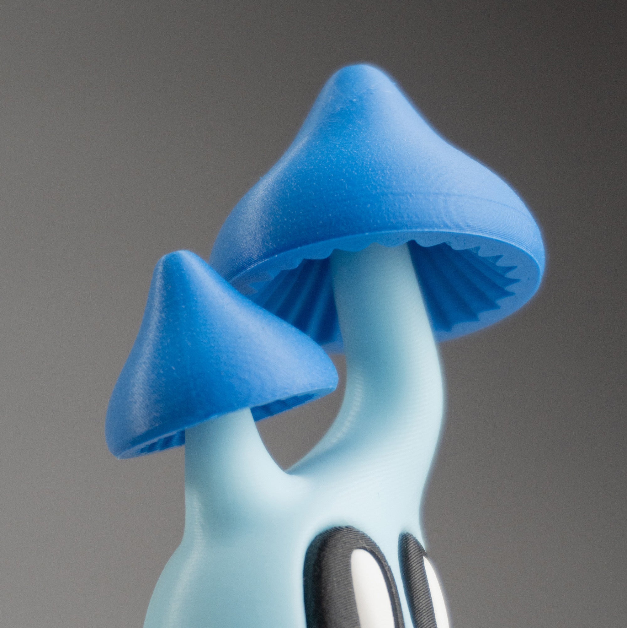 Mushroom Buddies with Log – Whimsical Forest Collectibles