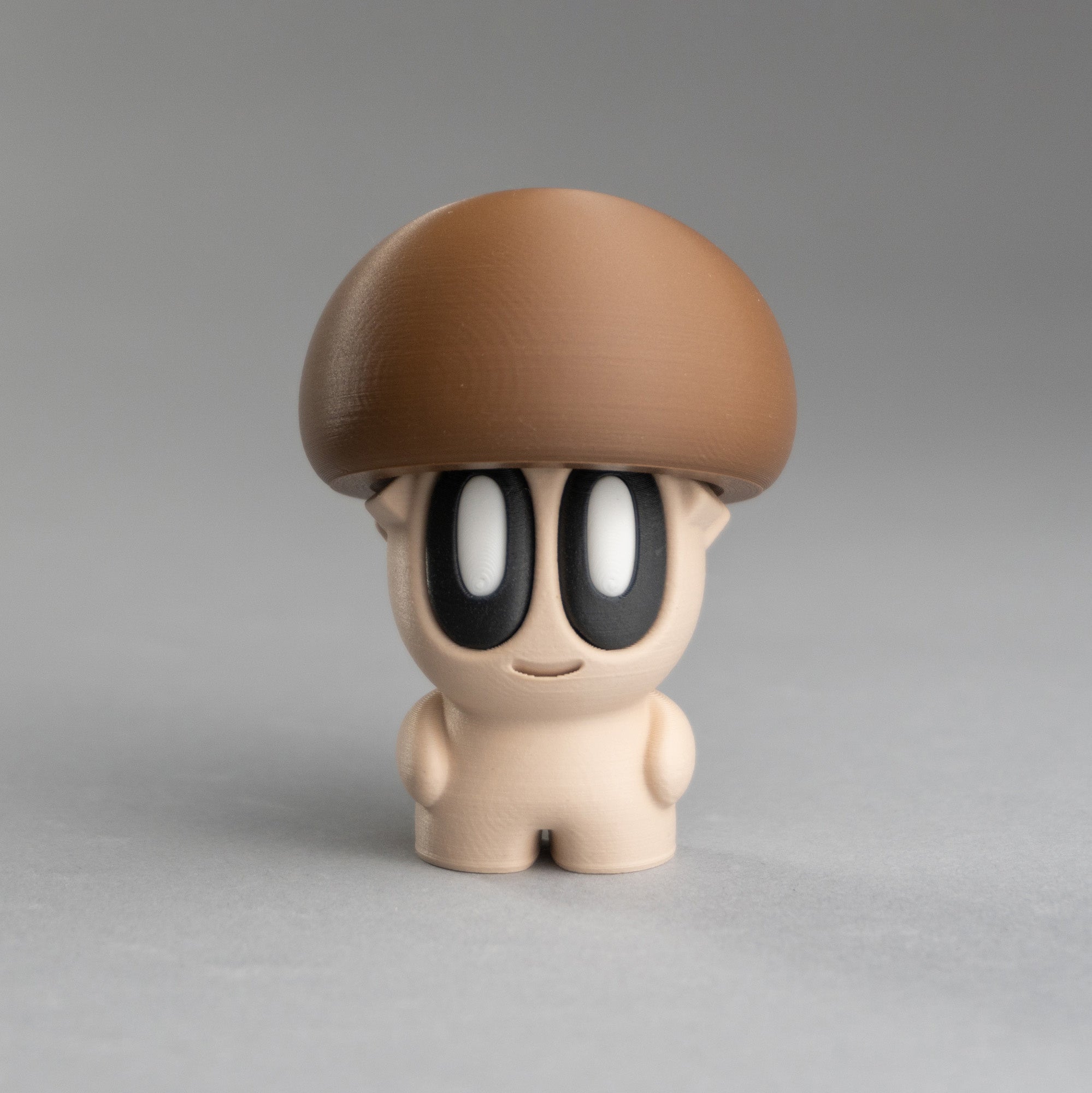 Mushroom Buddies with Log – Whimsical Forest Collectibles