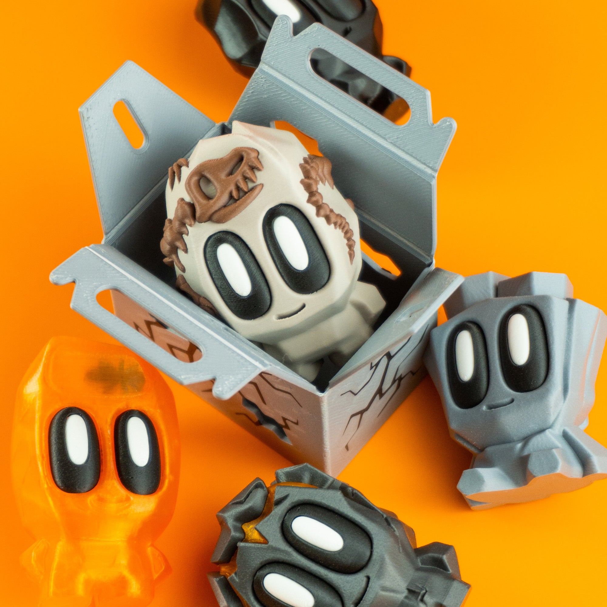Blob Ancient Rocks – Prehistoric Collectible Set (5 Unique Types + 1 Box)