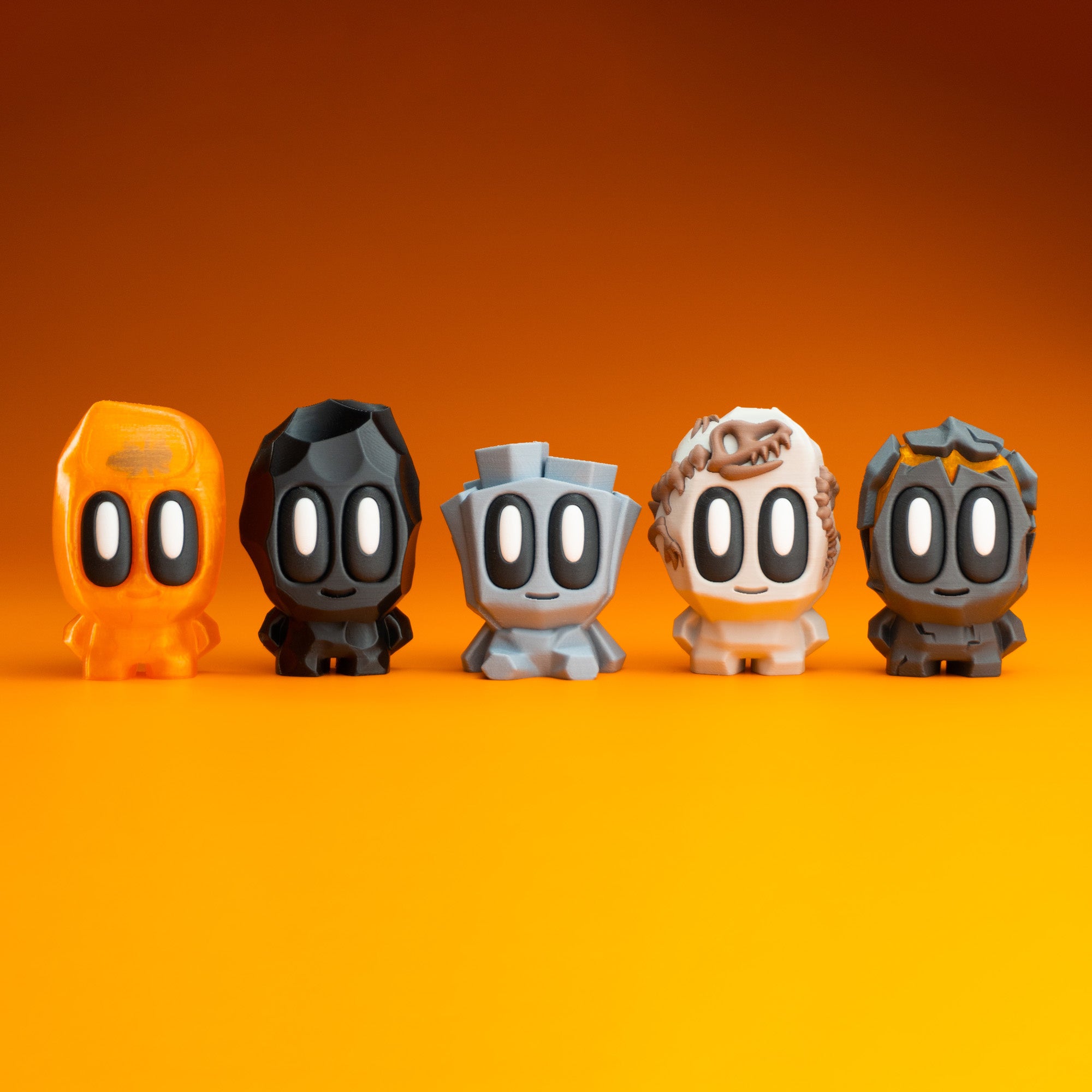Blob Ancient Rocks – Prehistoric Collectible Set (5 Unique Types + 1 Box)