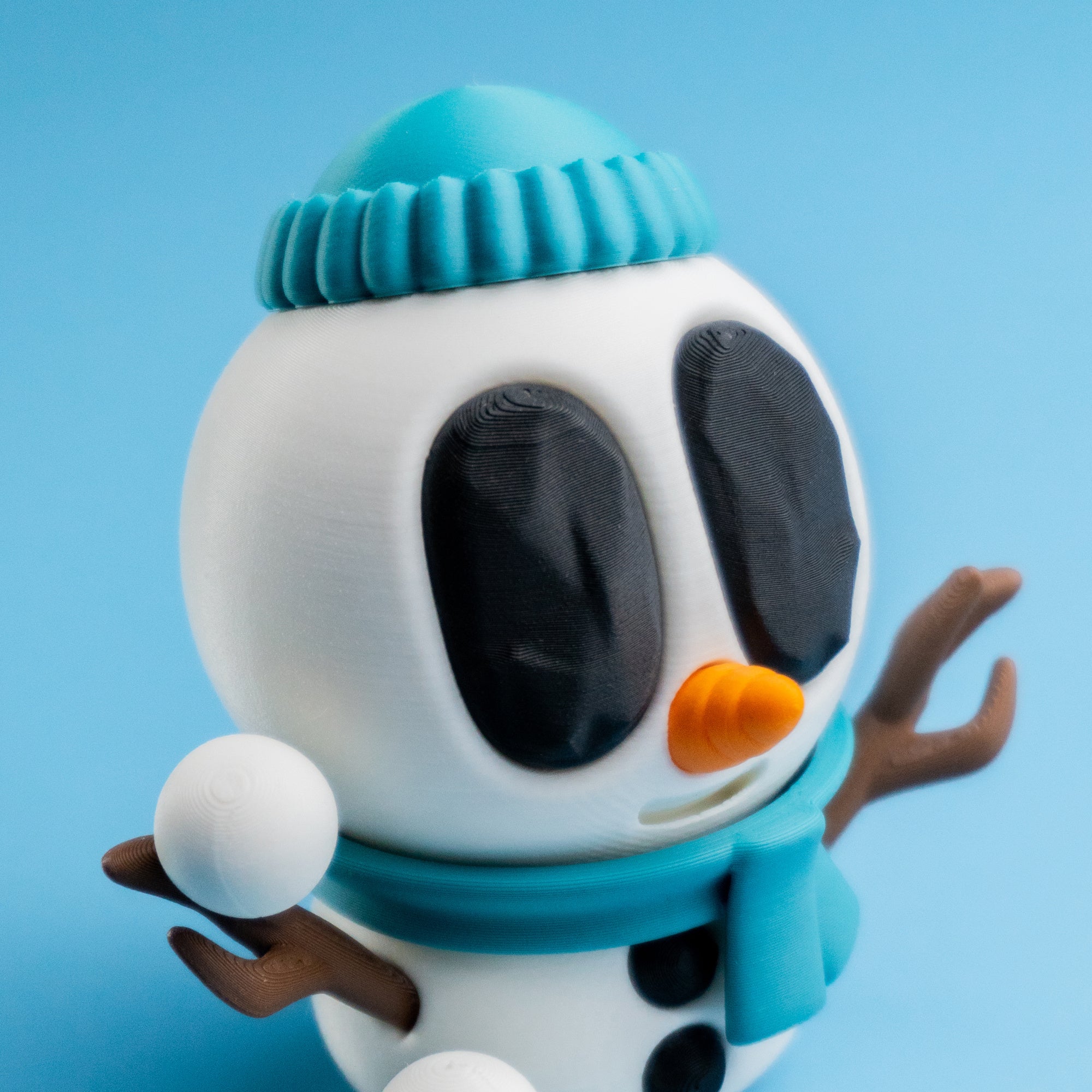 Blob Snowmen – Winter Collectible (Set Of 5) – view 8 | Wigglix