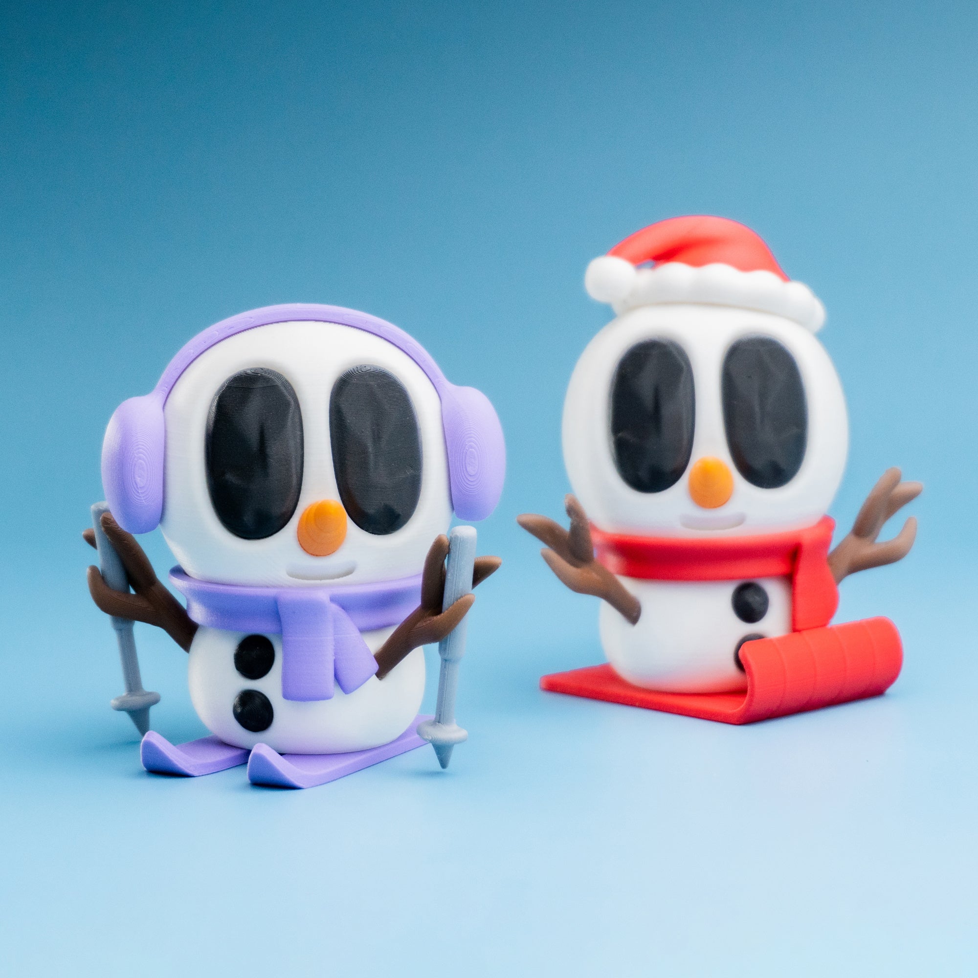 Blob Snowmen – Winter Collectible (Set Of 5)