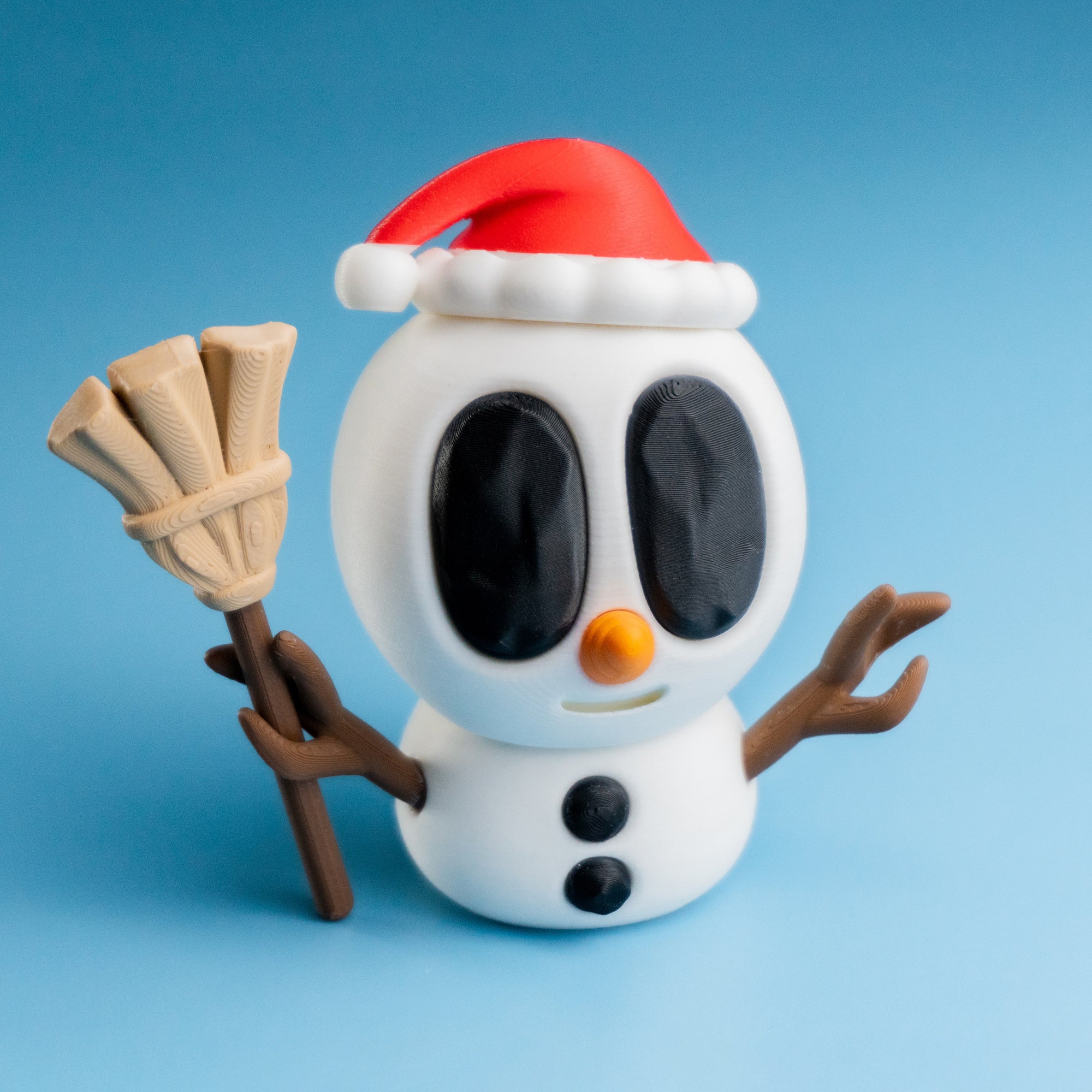 Blob Snowmen – Winter Collectible (Set Of 5) – view 2 | Wigglix