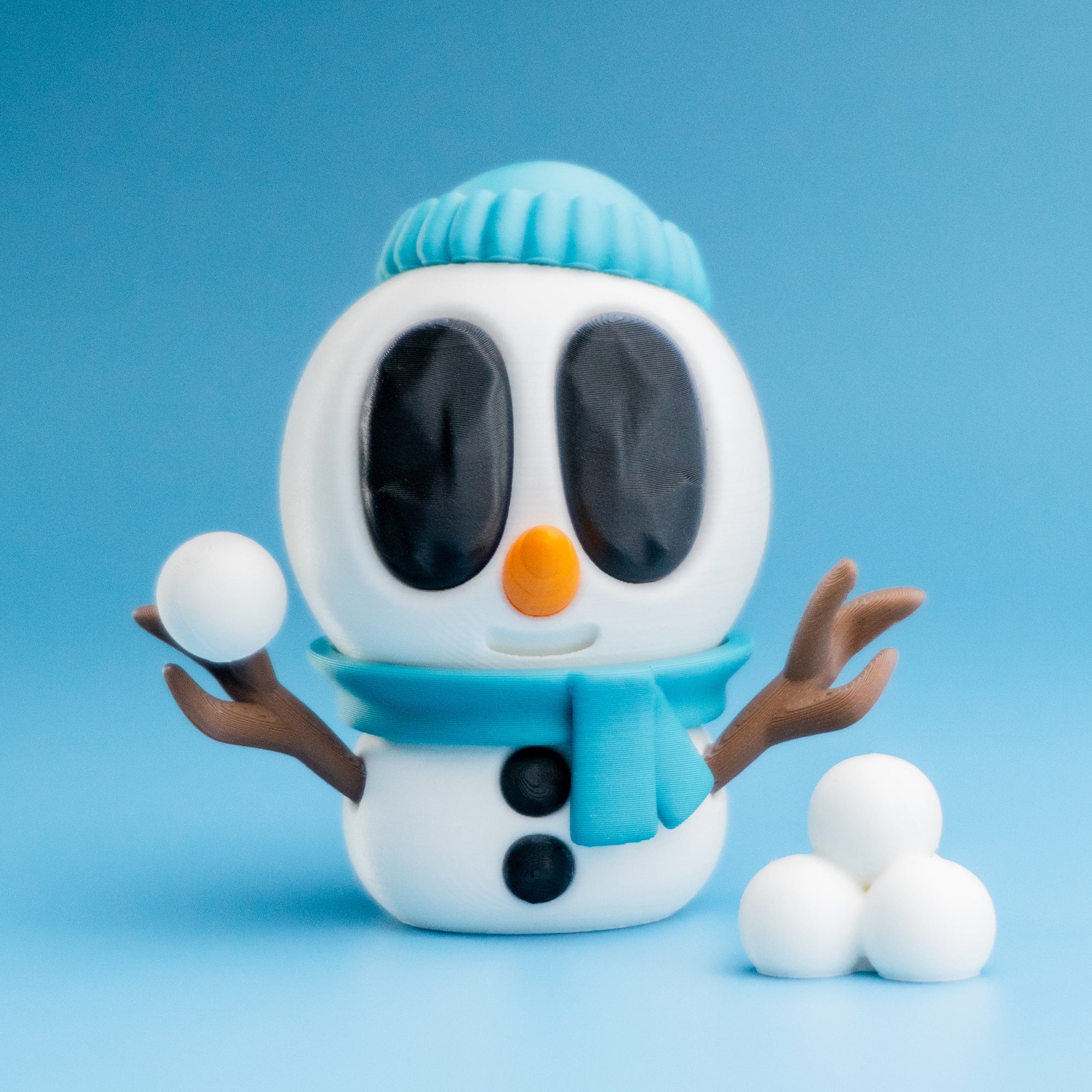 Blob Snowmen – Winter Collectible (Set Of 5)
