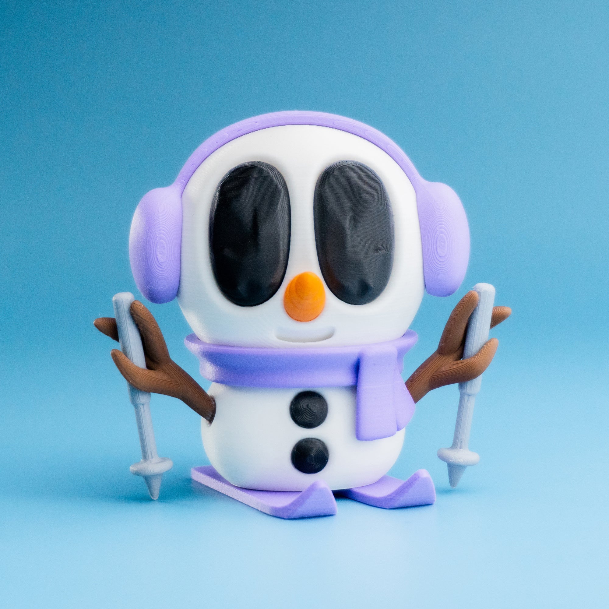 Blob Snowmen – Winter Collectible (Set Of 5) – view 6 | Wigglix