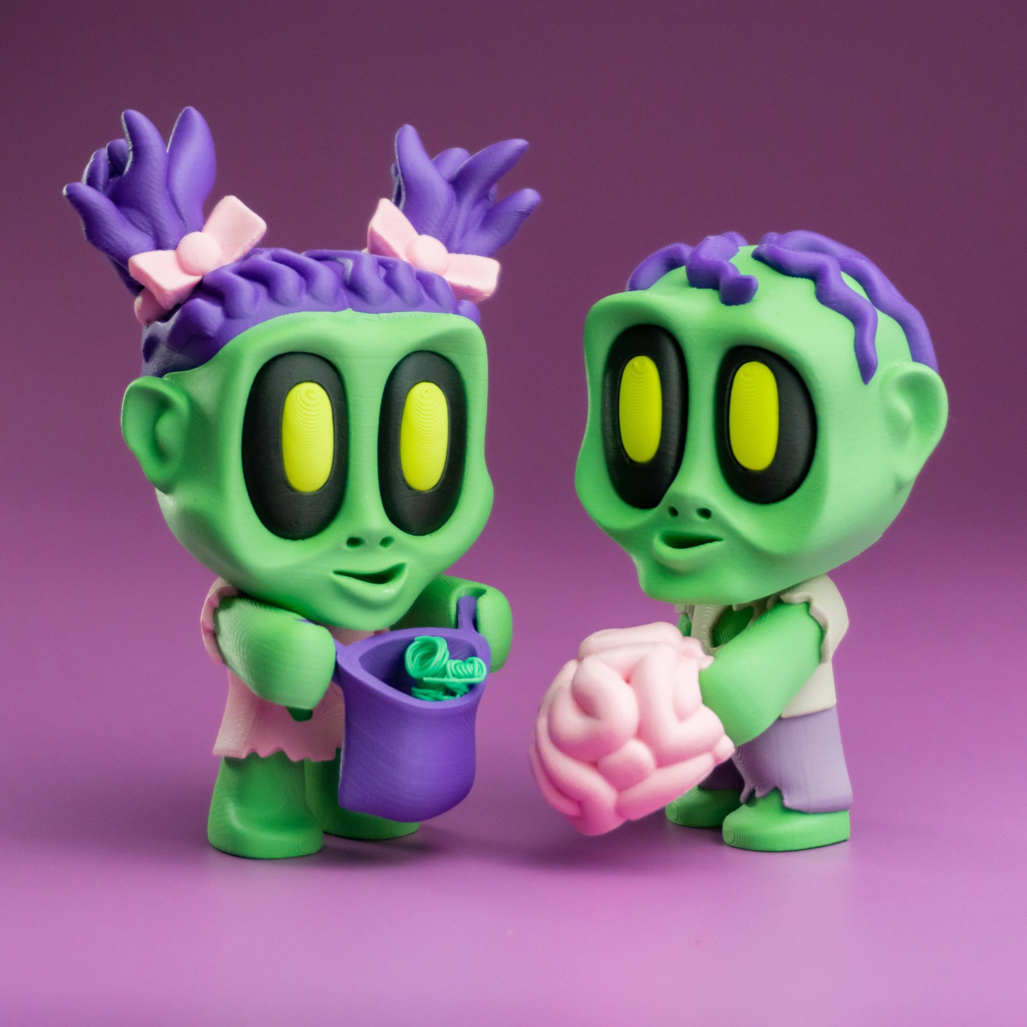 Blob Zombies – Spooky Cute Collectible Set (Pack of 3) – view 7 | Wigglix