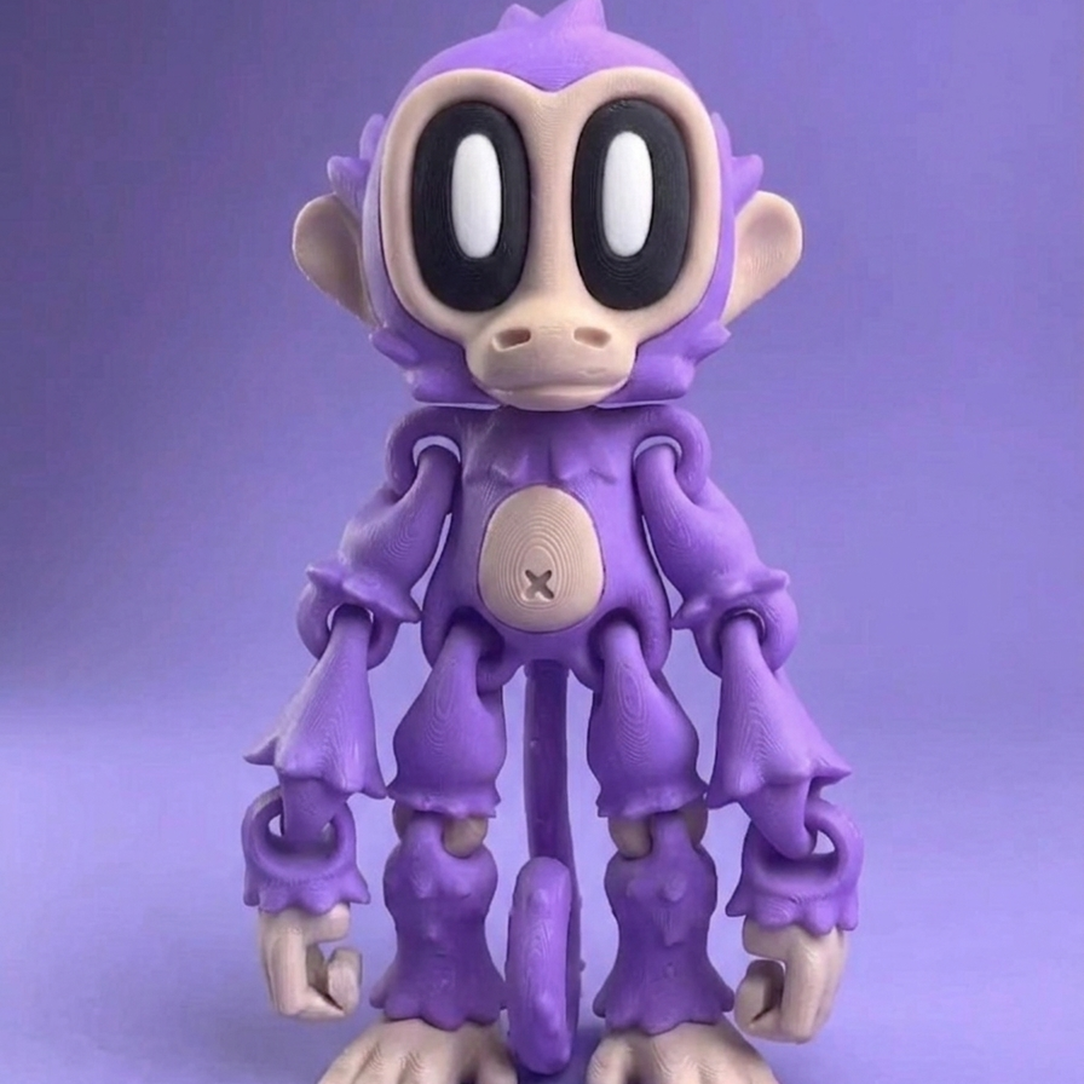 Flexi Monkey &amp; Banana Combo – Cute Articulated Jungle Set (Multiple Packs)