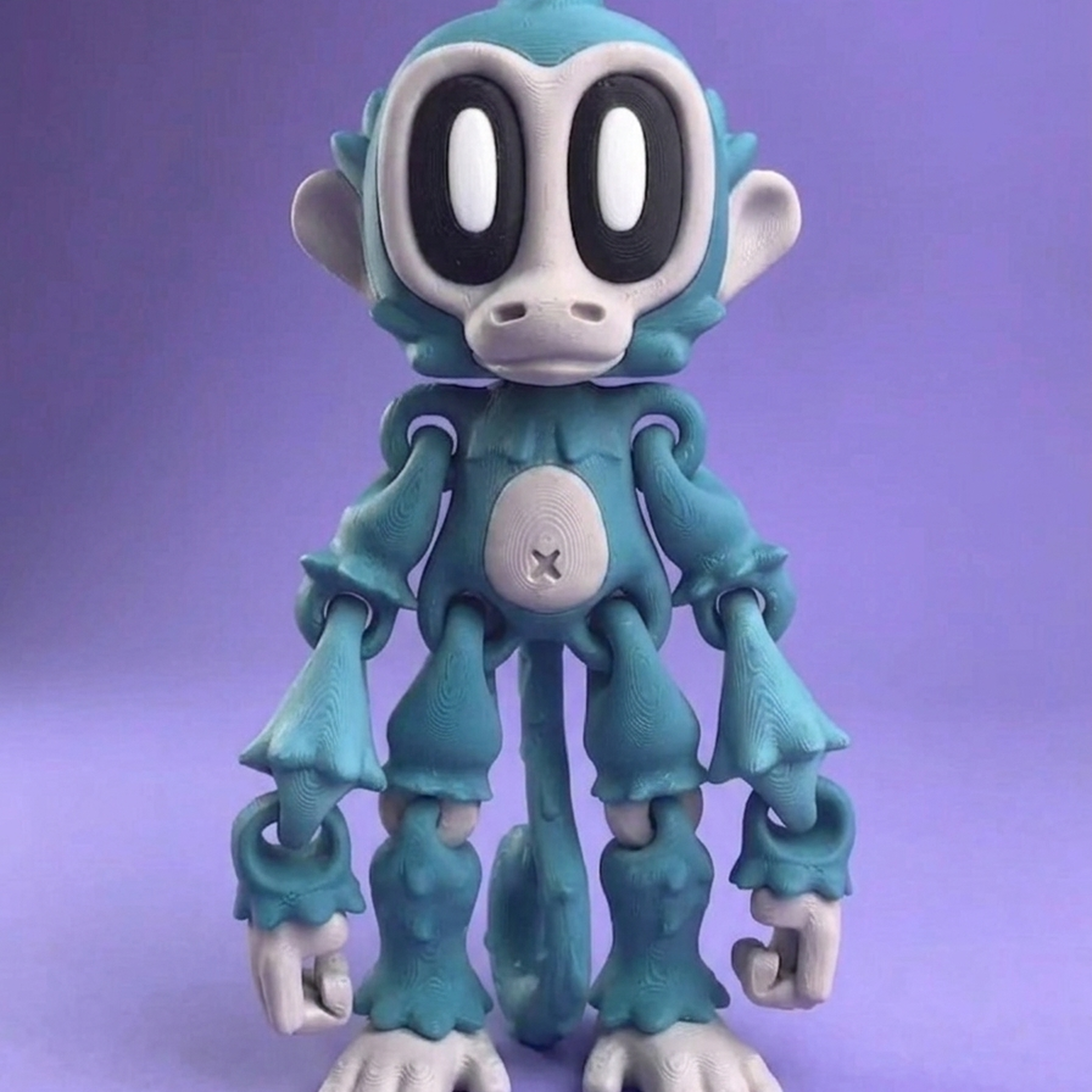 Flexi Monkey &amp; Banana Combo – Cute Articulated Jungle Set (Multiple Packs)