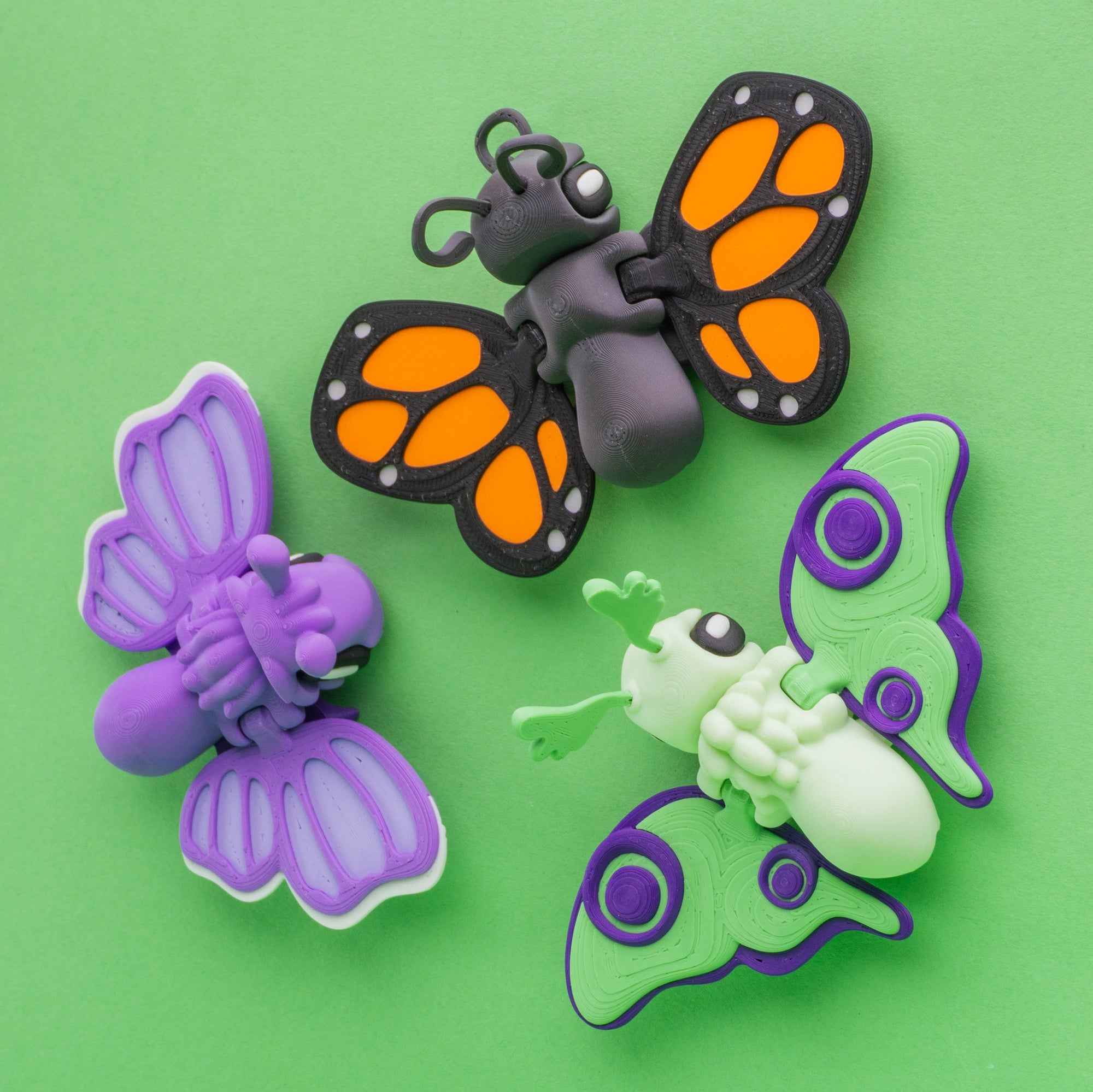 Blob Butterflies & Woodland Log Hideout