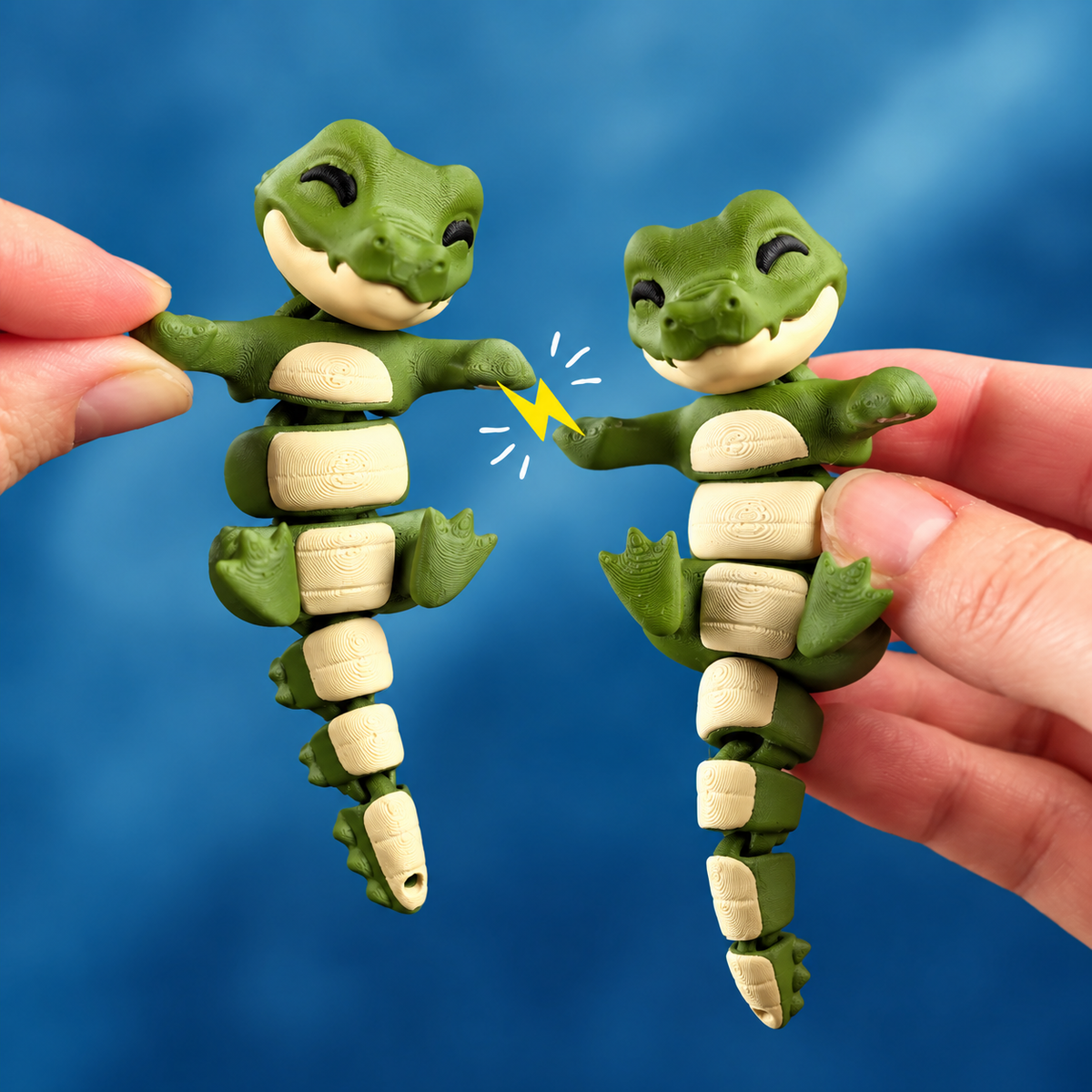 Chompy the Flexi Alligator – Magnetic Hand-Holding Buddy