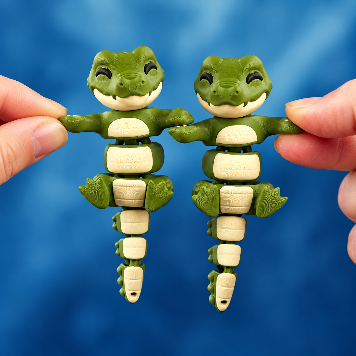 Chompy the Flexi Alligator – Magnetic Hand-Holding Buddy