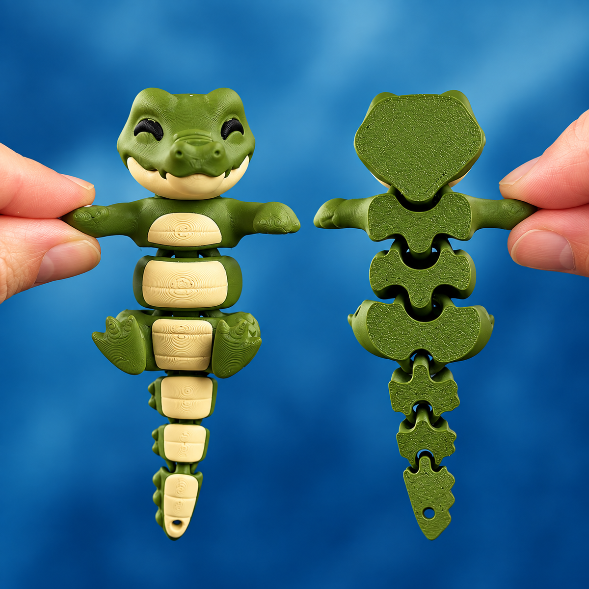 Chompy the Flexi Alligator – Magnetic Hand-Holding Buddy