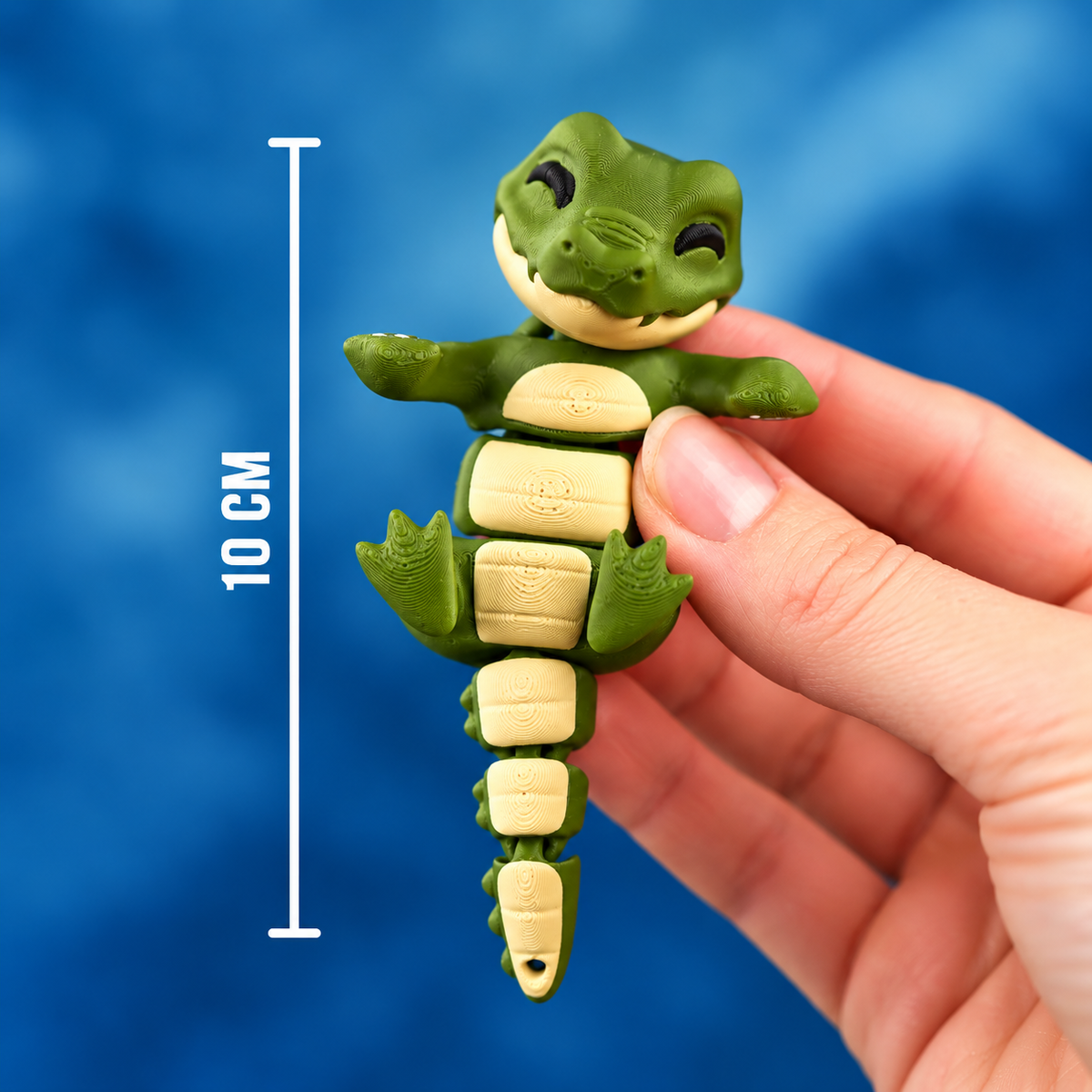 Chompy the Flexi Alligator – Magnetic Hand-Holding Buddy