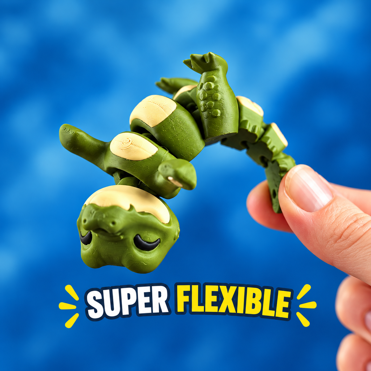 Chompy the Flexi Alligator – Magnetic Hand-Holding Buddy