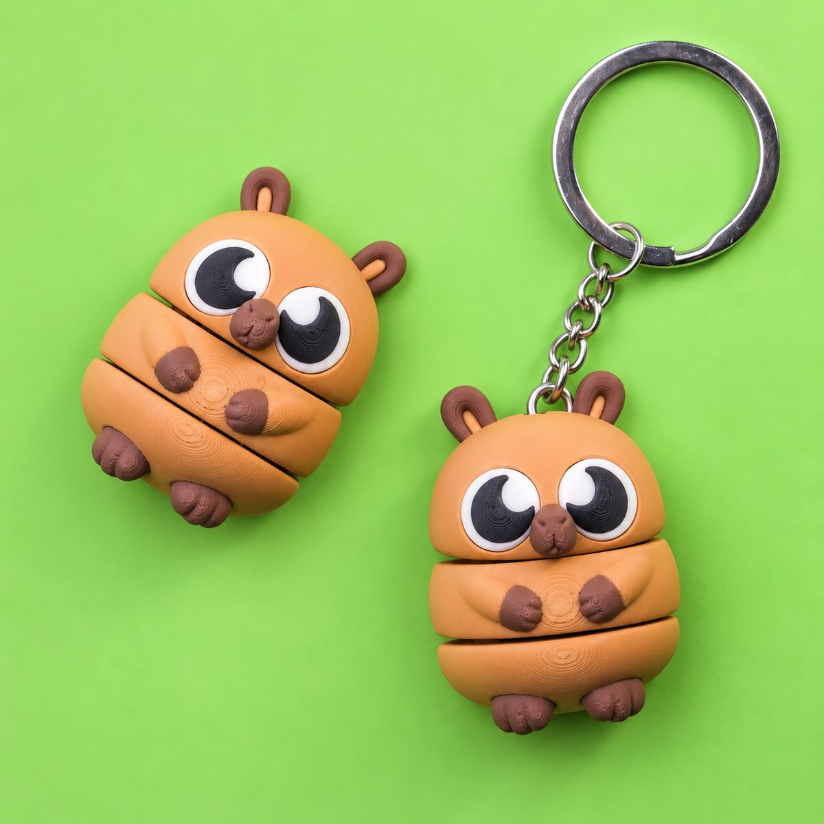 Yuzu the Capybara – Cute Collectible Keychain Buddy