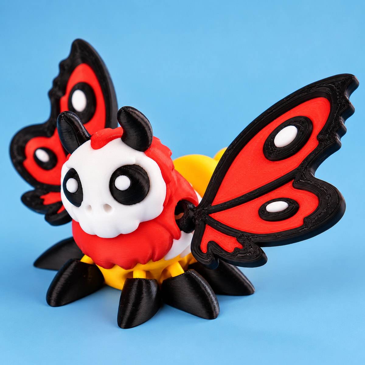 Boo Fly – Cute Articulated Skull Butterfly Collectible