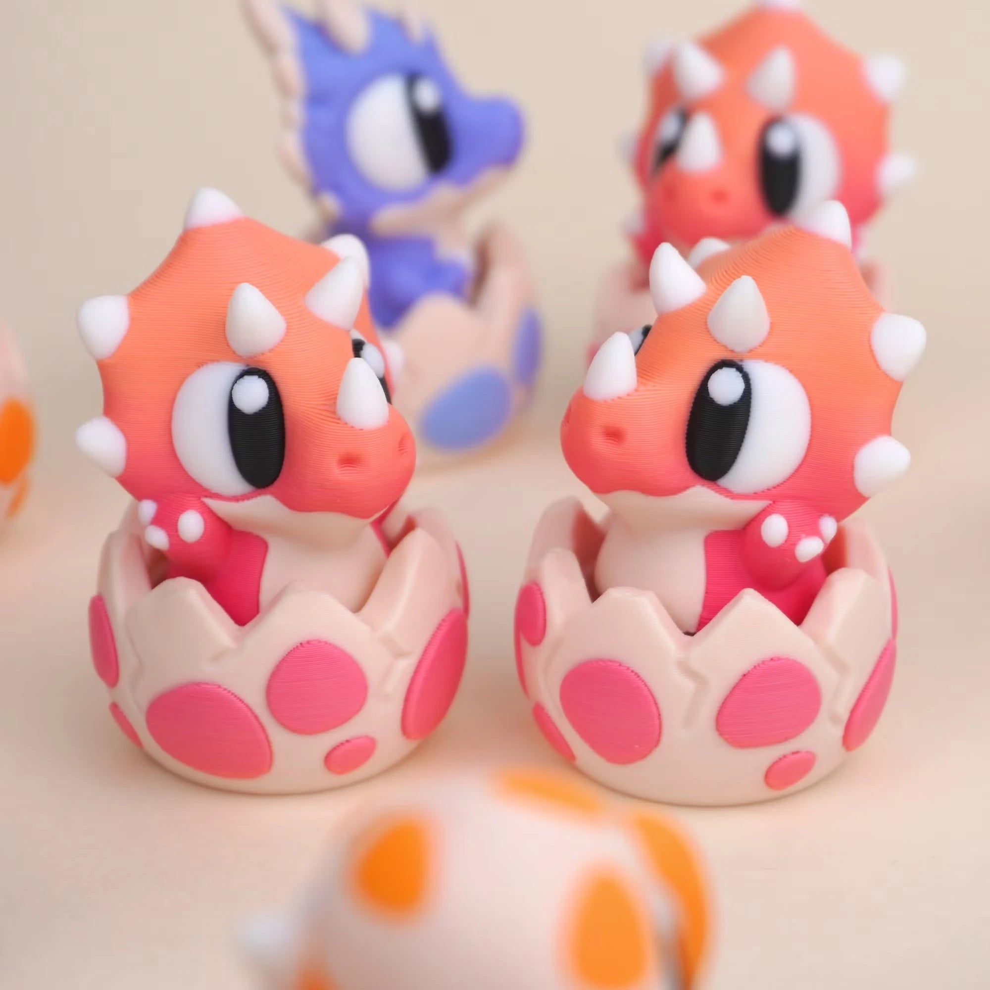 Dino Clickers – Baby Dinosaur Egg Fidget Toys (Pack of 4)