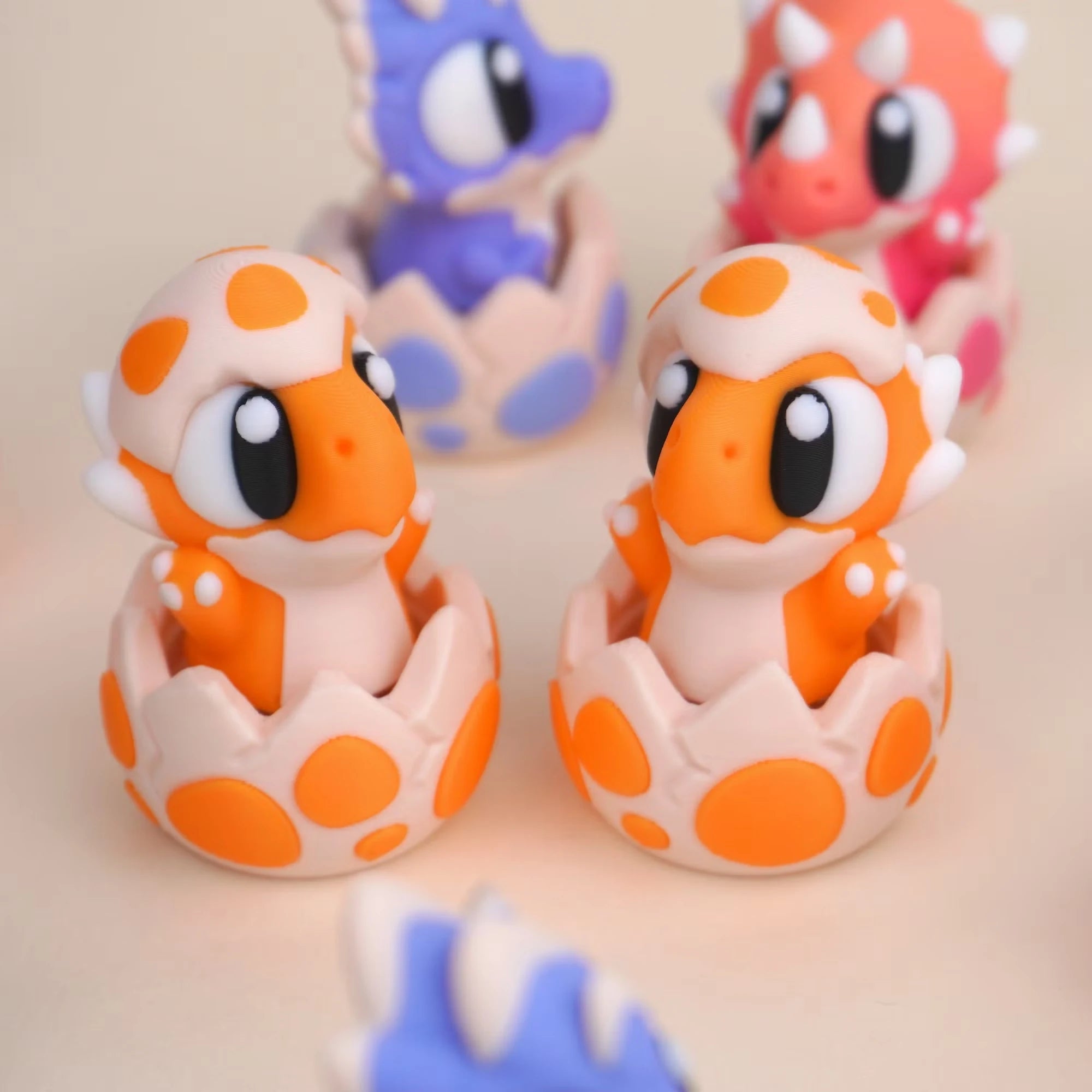 Dino Clickers – Baby Dinosaur Egg Fidget Toys (Pack of 4)
