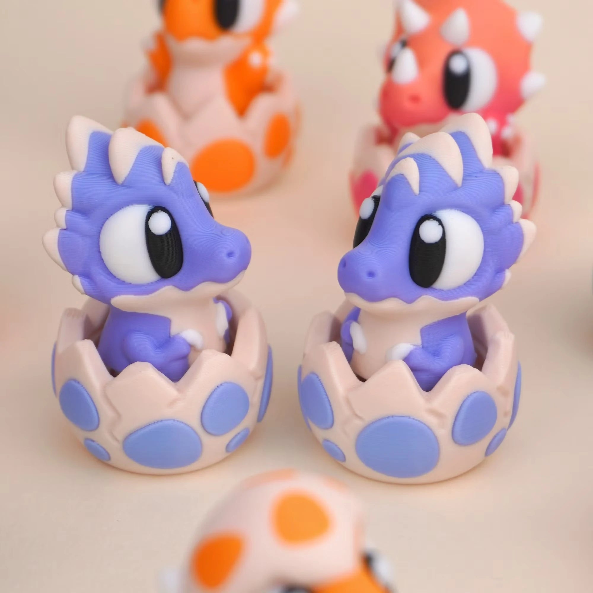 Dino Clickers – Baby Dinosaur Egg Fidget Toys (Pack of 4)