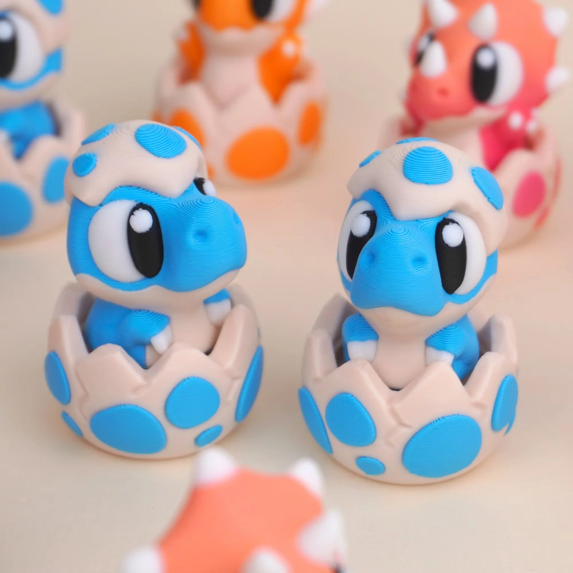 Dino Clickers – Baby Dinosaur Egg Fidget Toys (Pack of 4)