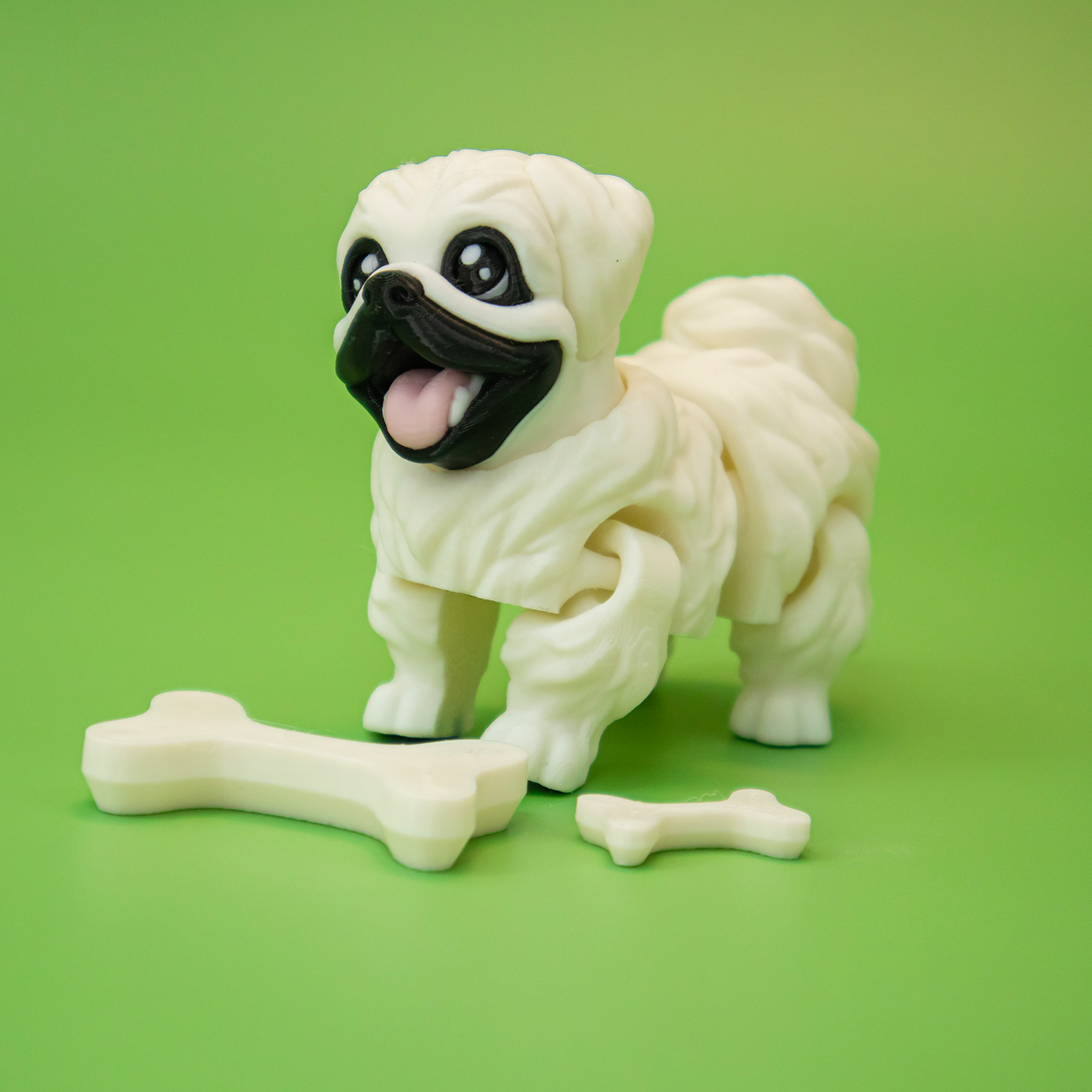 Flexi Pekingese Pup & Doghouse – Twin Pups, Endless Fun! – view 5 | Wigglix