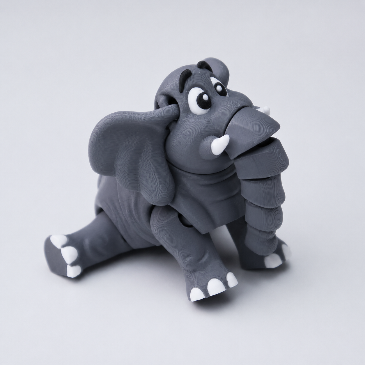 Flexi Elephant – Elmer – Articulated Collectible | Wigglix