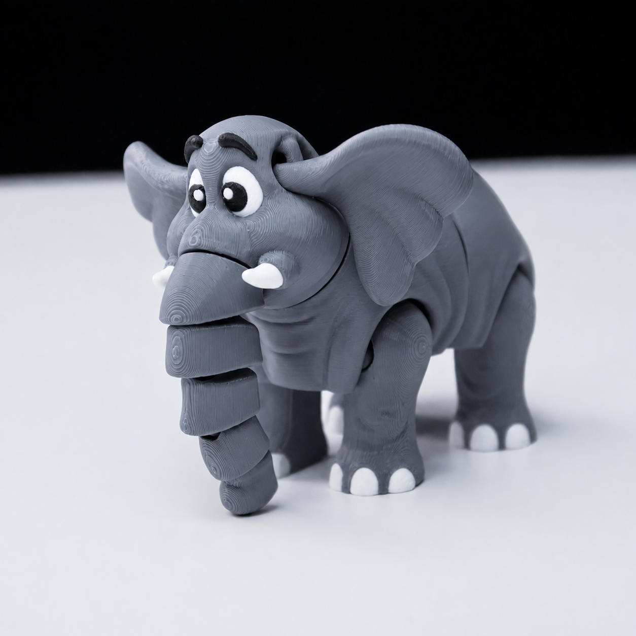 Flexi Elephant – Elmer – Articulated Collectible | Wigglix
