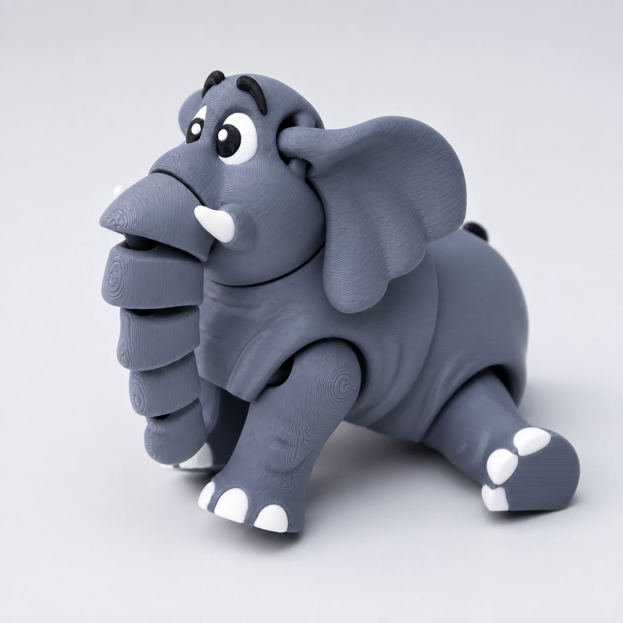 Flexi Elephant – Elmer – Articulated Collectible | Wigglix