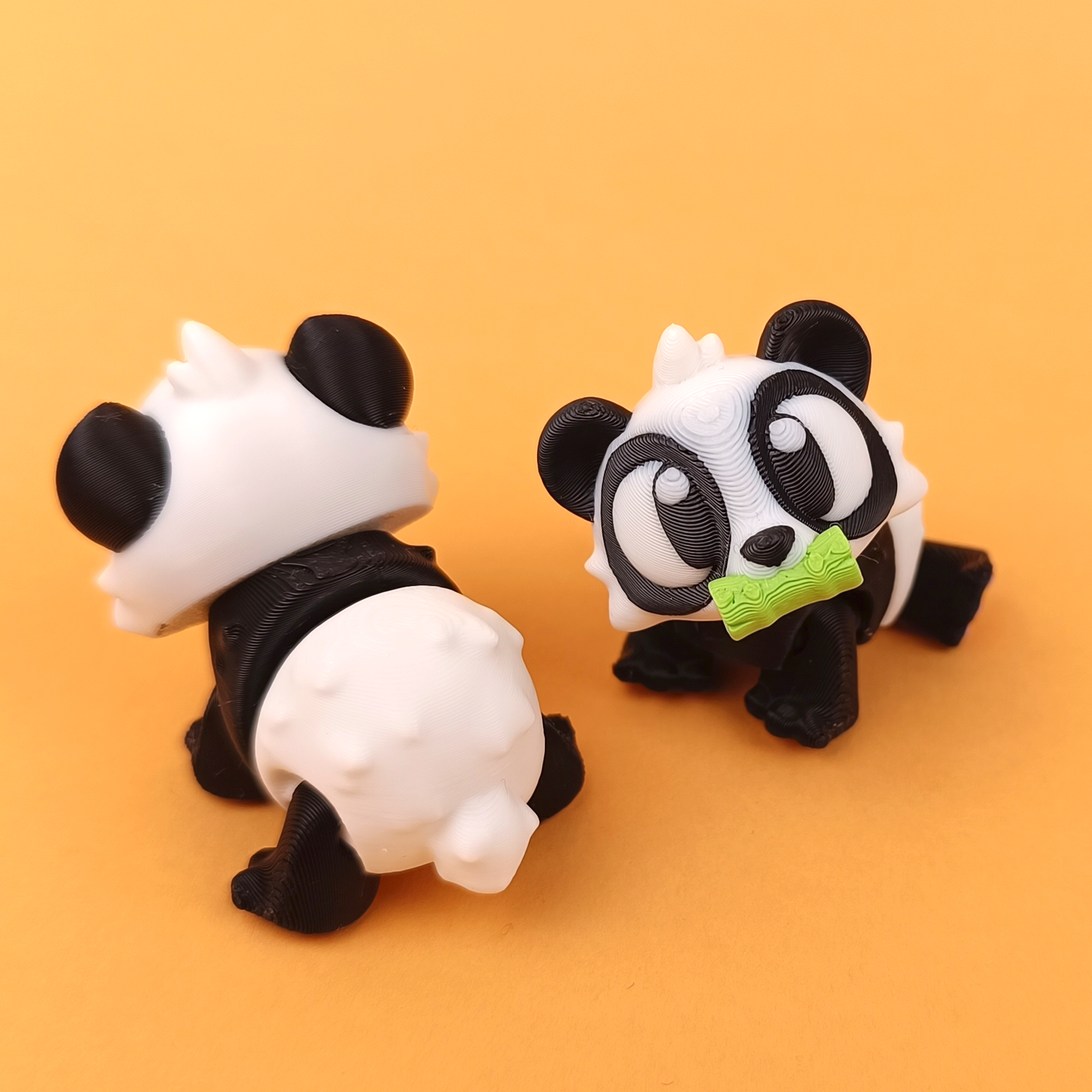 Flexi Panda Squad – Adorable Articulated Panda Collectible Set (Pack of 5)
