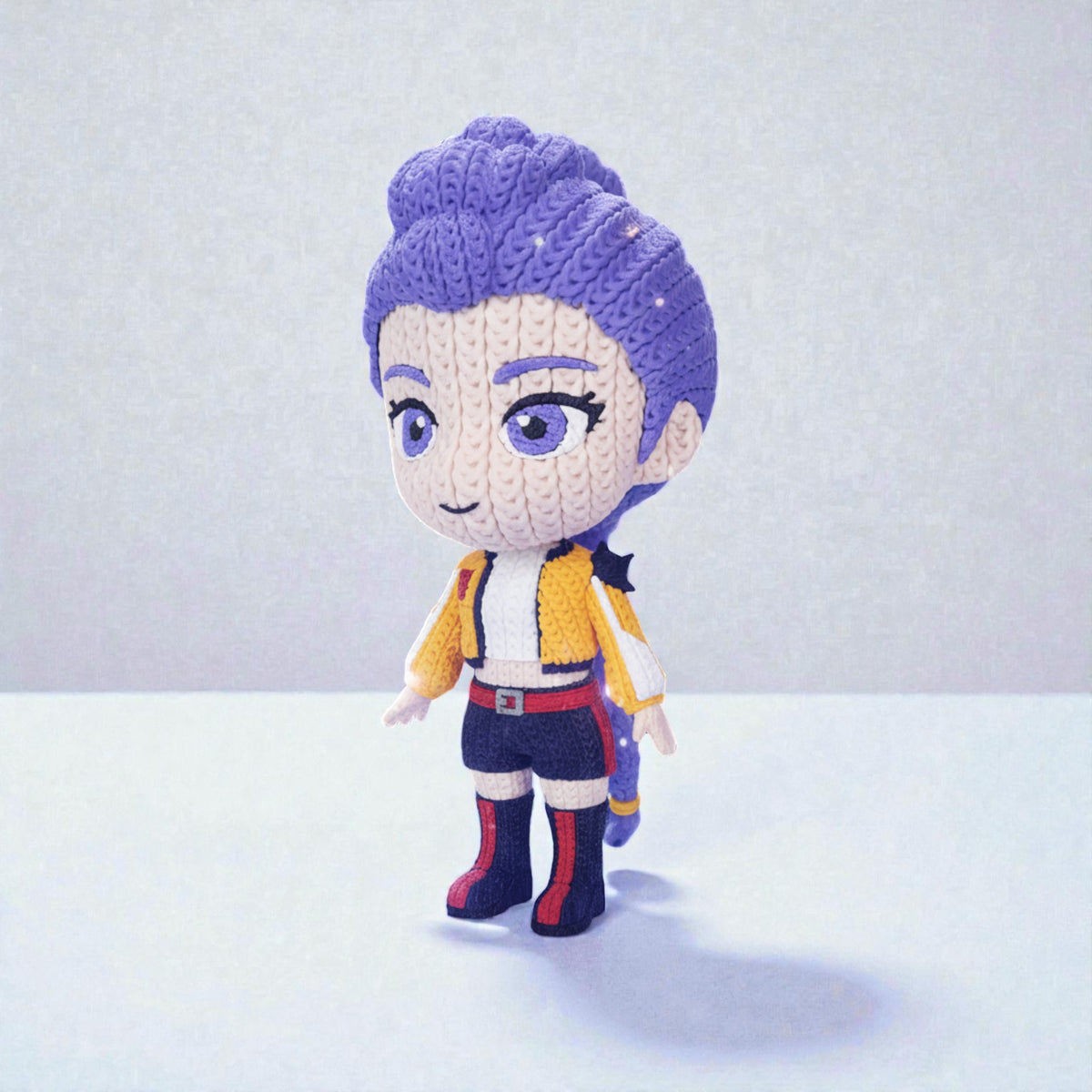 Rumi – Crochet Style Character Collectible (K-Pop Demon Hunters) – view 2 | Wigglix
