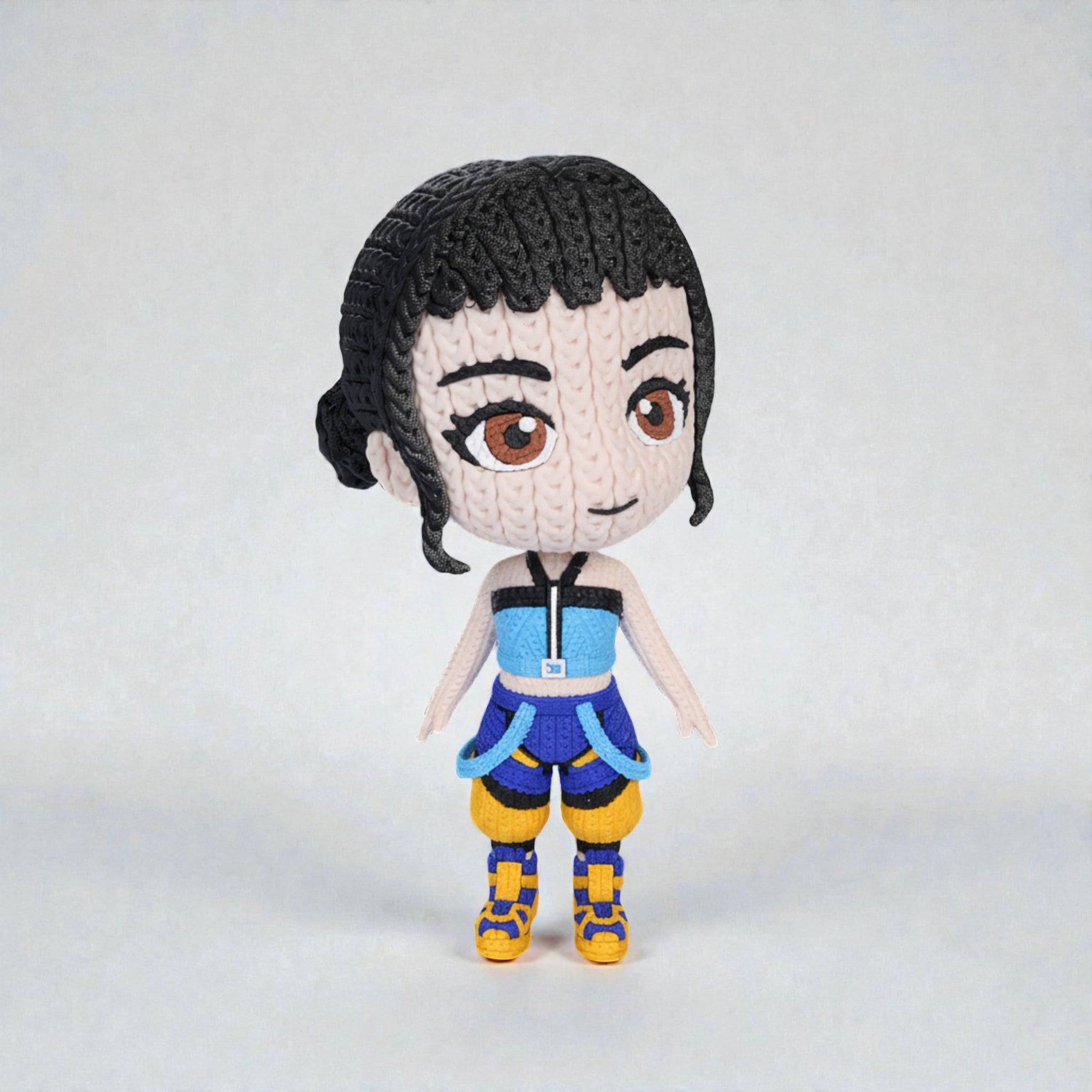 Zoey – Crochet Style Character Collectible (K-Pop Demon Hunters