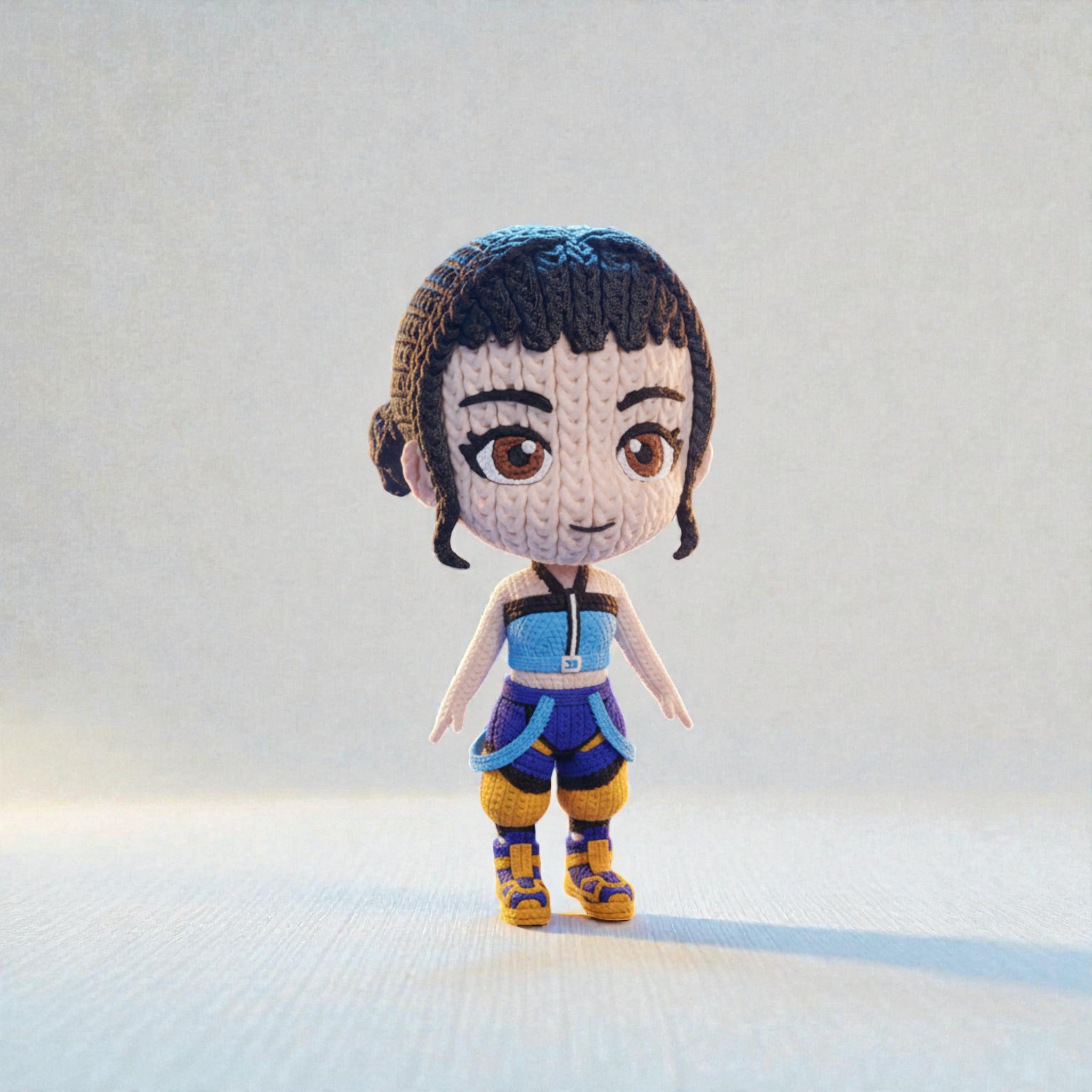 Zoey – Crochet Style Character Collectible (K-Pop Demon Hunters)
