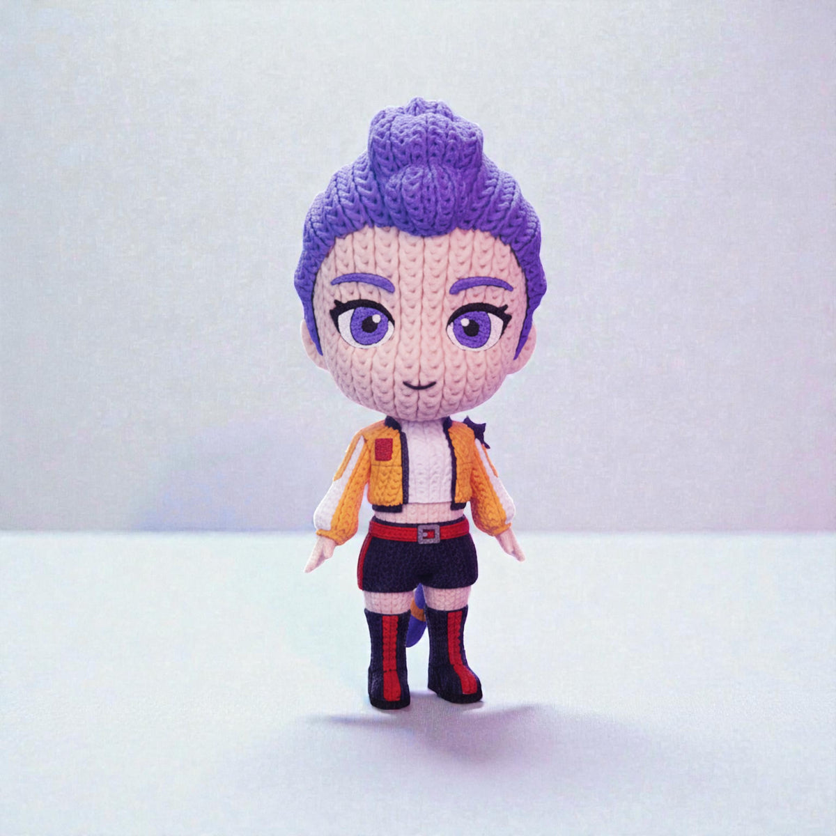 Rumi – Crochet Style Character Collectible (K-Pop Demon Hunters) – view 4 | Wigglix