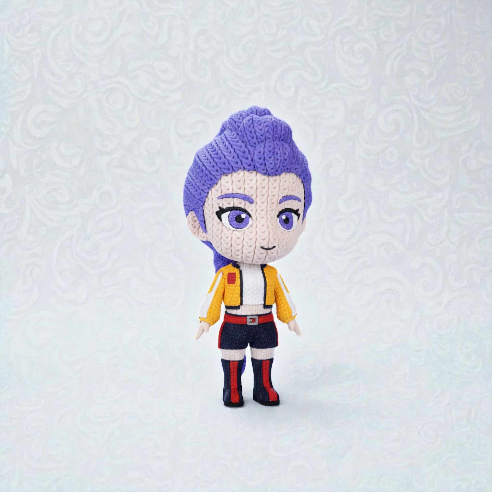 Rumi – Crochet Style Character Collectible (K-Pop Demon Hunters)