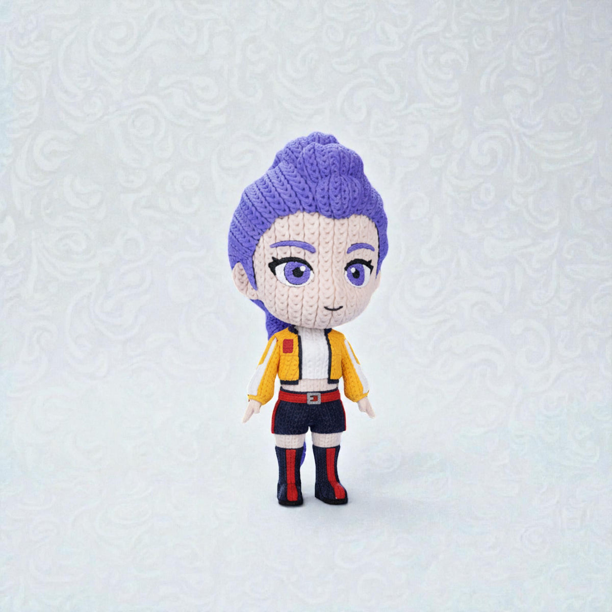 Rumi – Crochet Style Character Collectible (K-Pop Demon Hunters) – view 5 | Wigglix