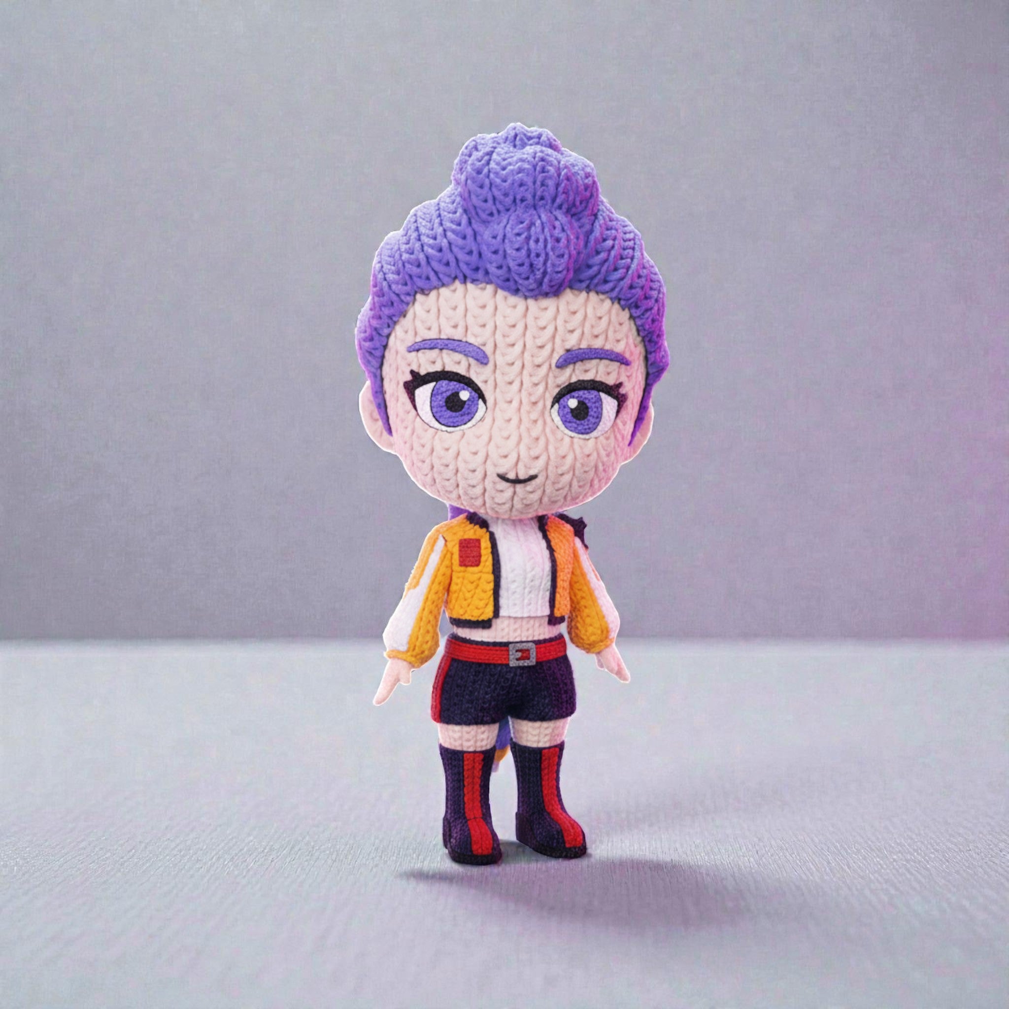Rumi – Crochet Style Character Collectible (K-Pop Demon Hunters)